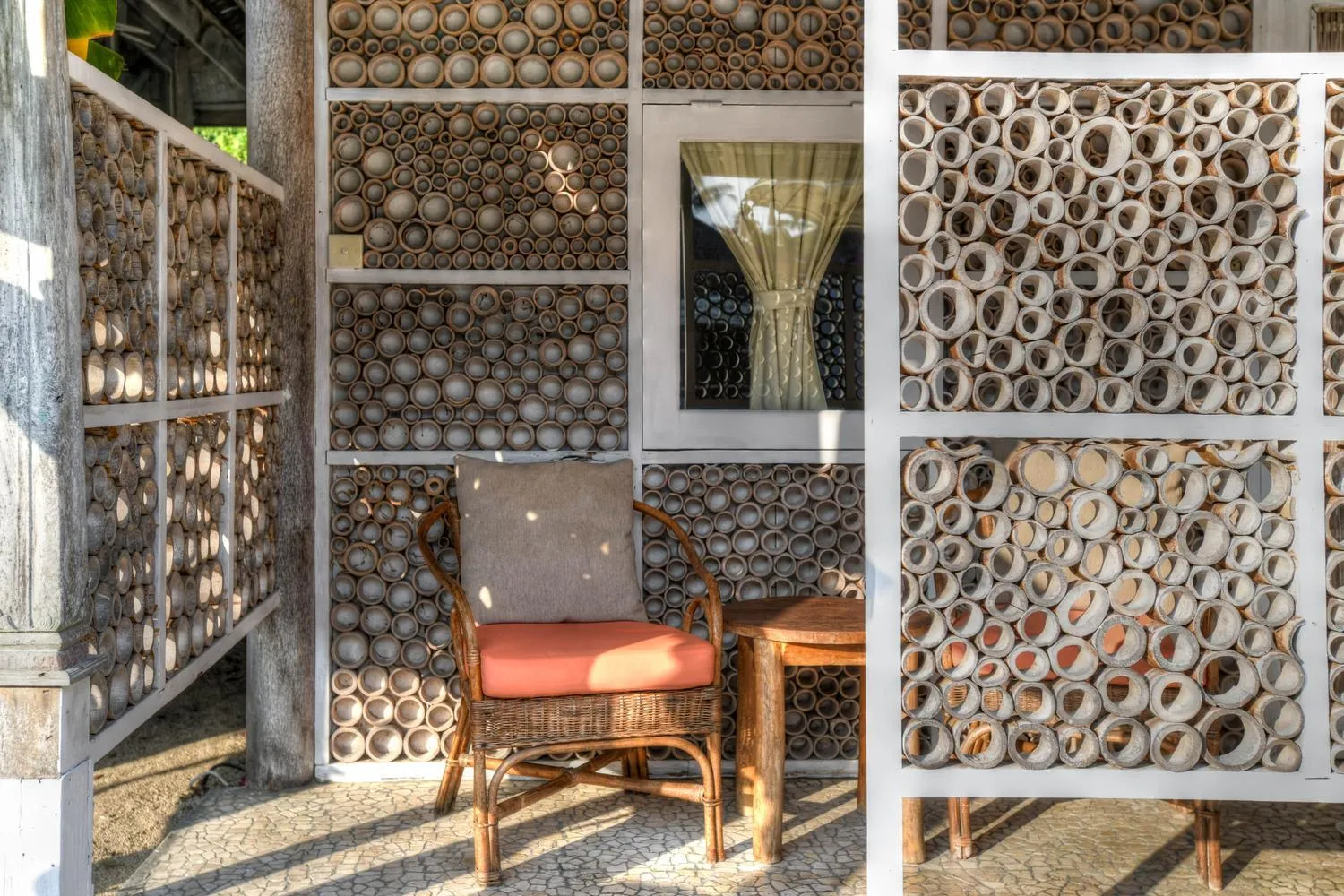 Balcony/Terrace in Les Villas Ottalia Yoga & Diving, Gili Meno