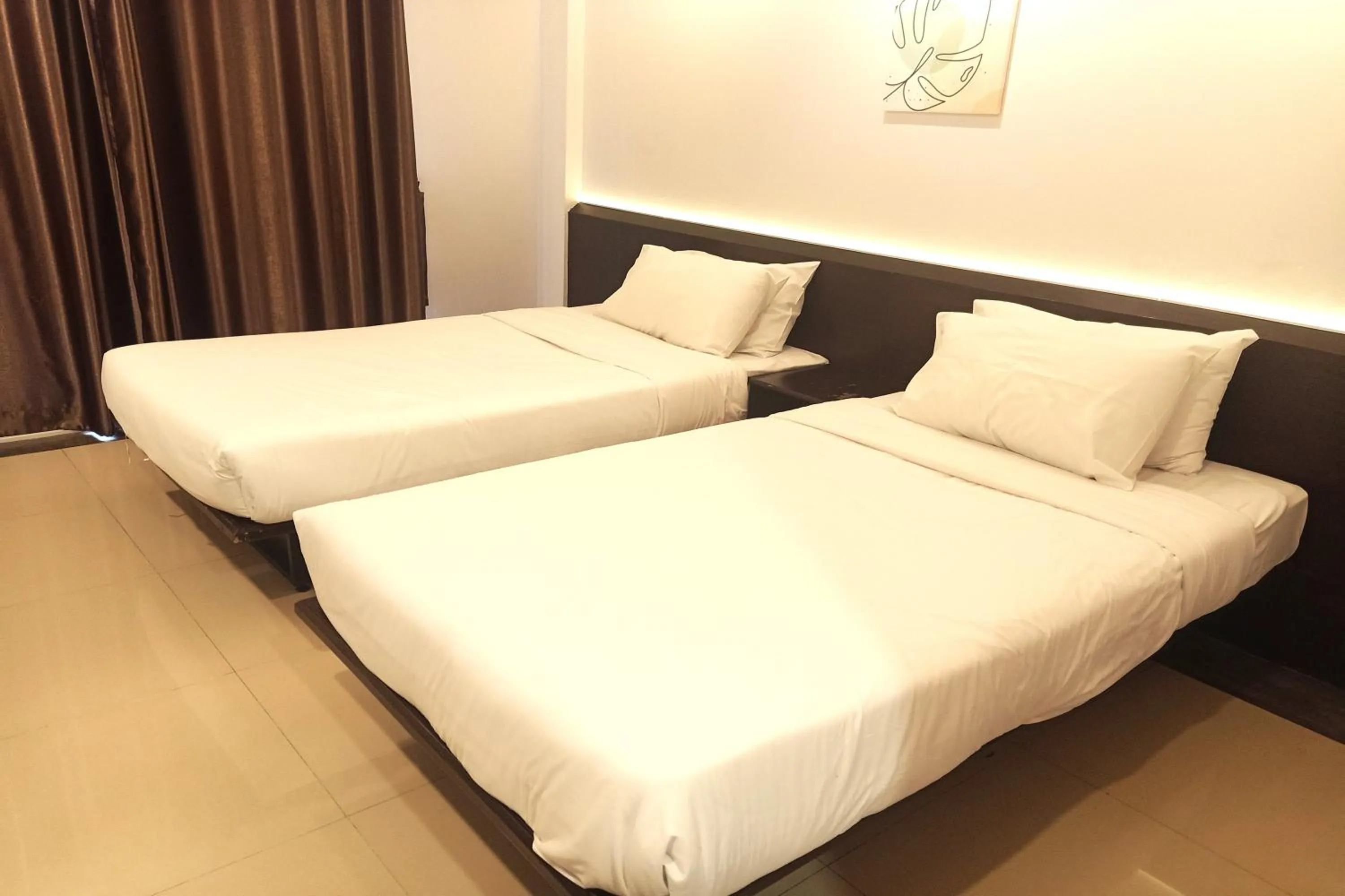Bed in Smile Place Hotel Chiang Rai