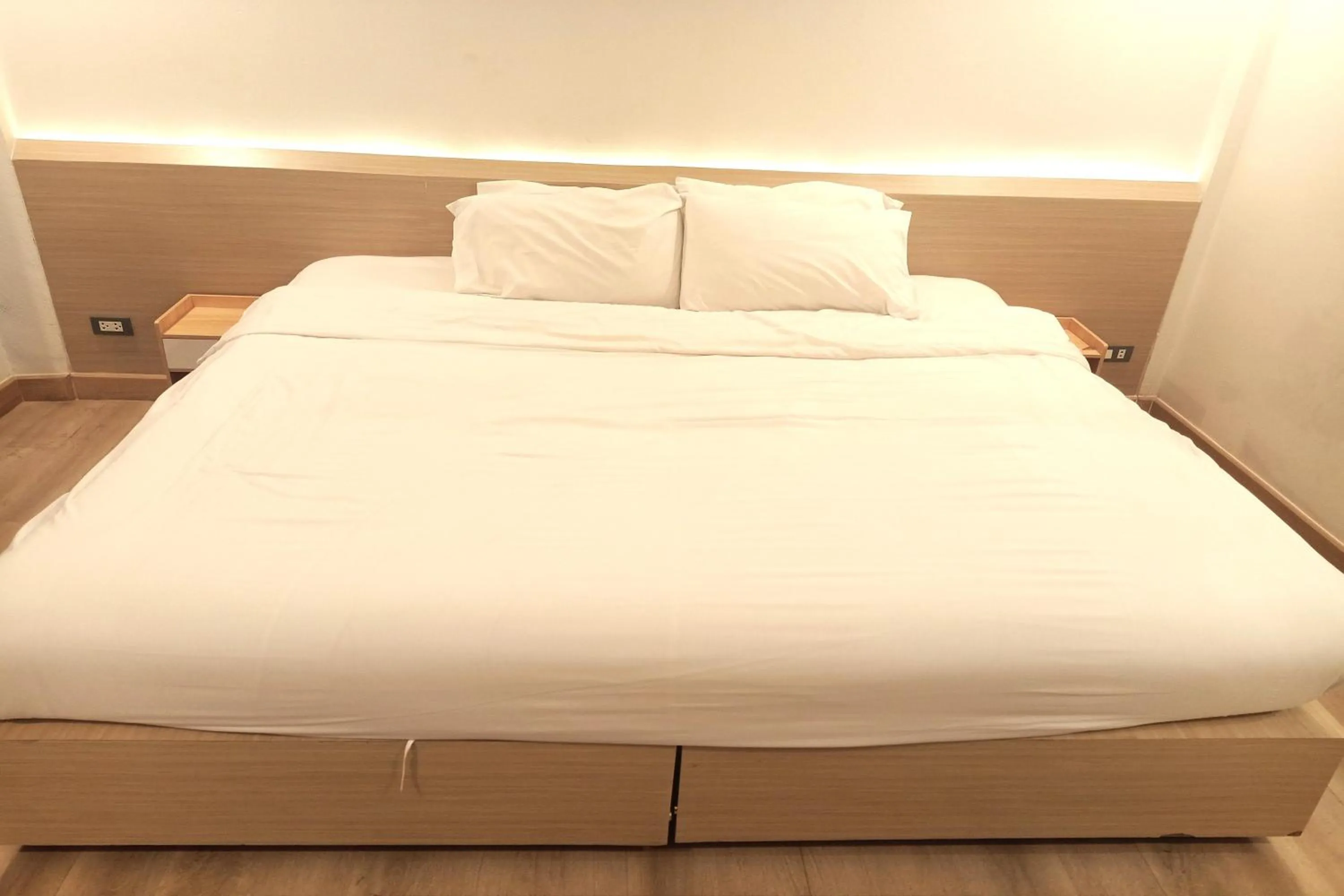 Bed in Smile Place Hotel Chiang Rai