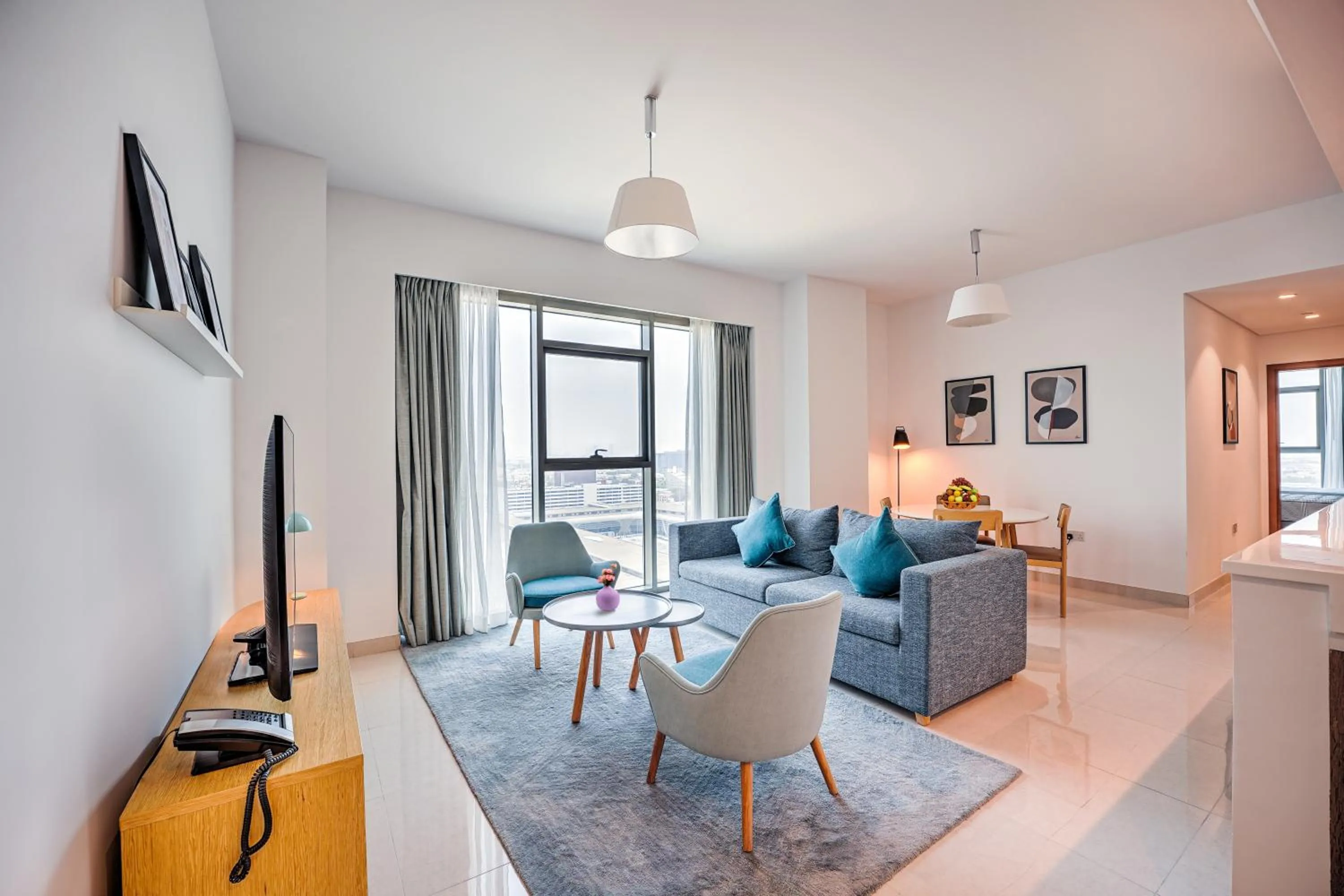 Living room in Capital Suites Hotel Apartments