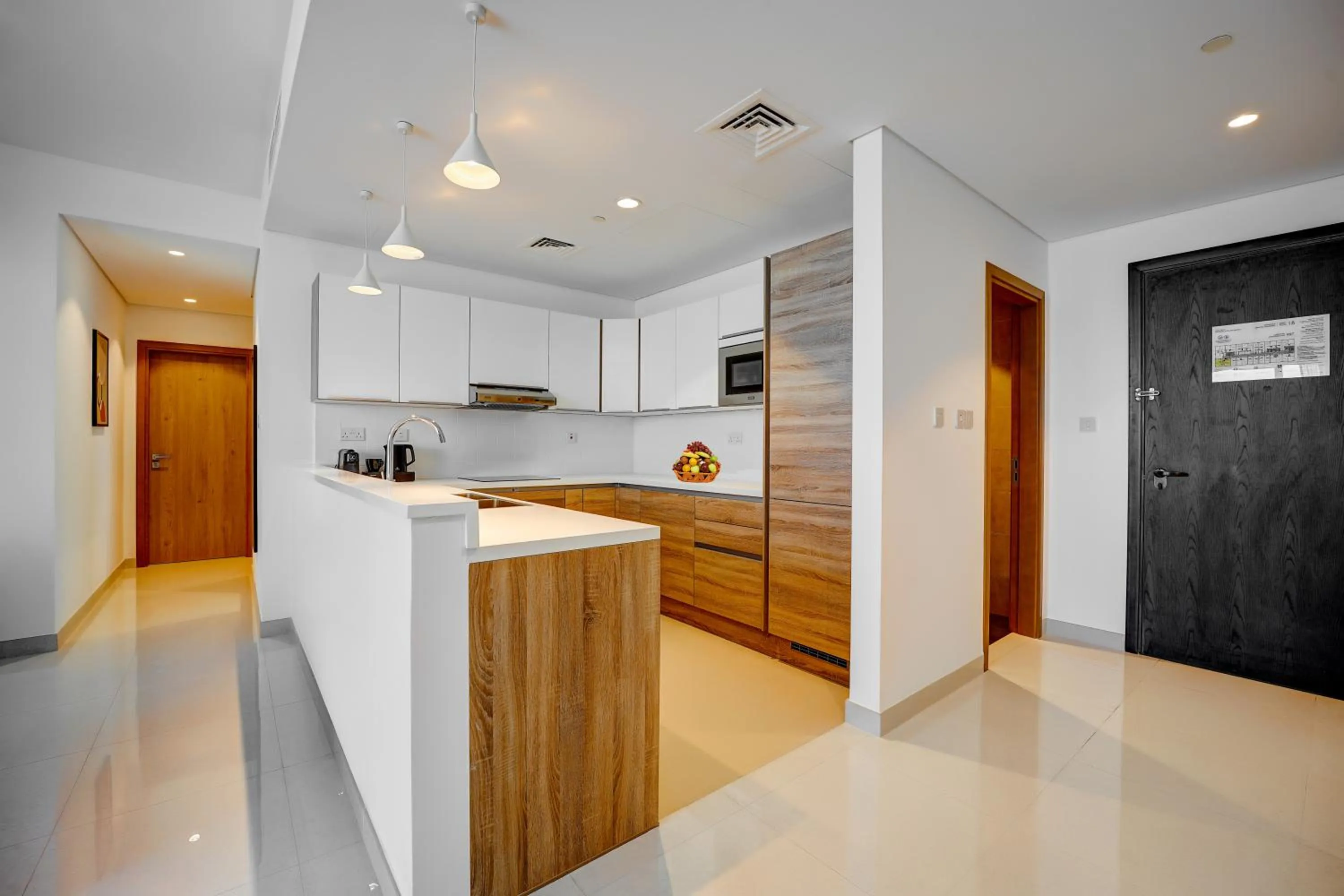 Kitchen or kitchenette in Capital Suites Hotel Apartments