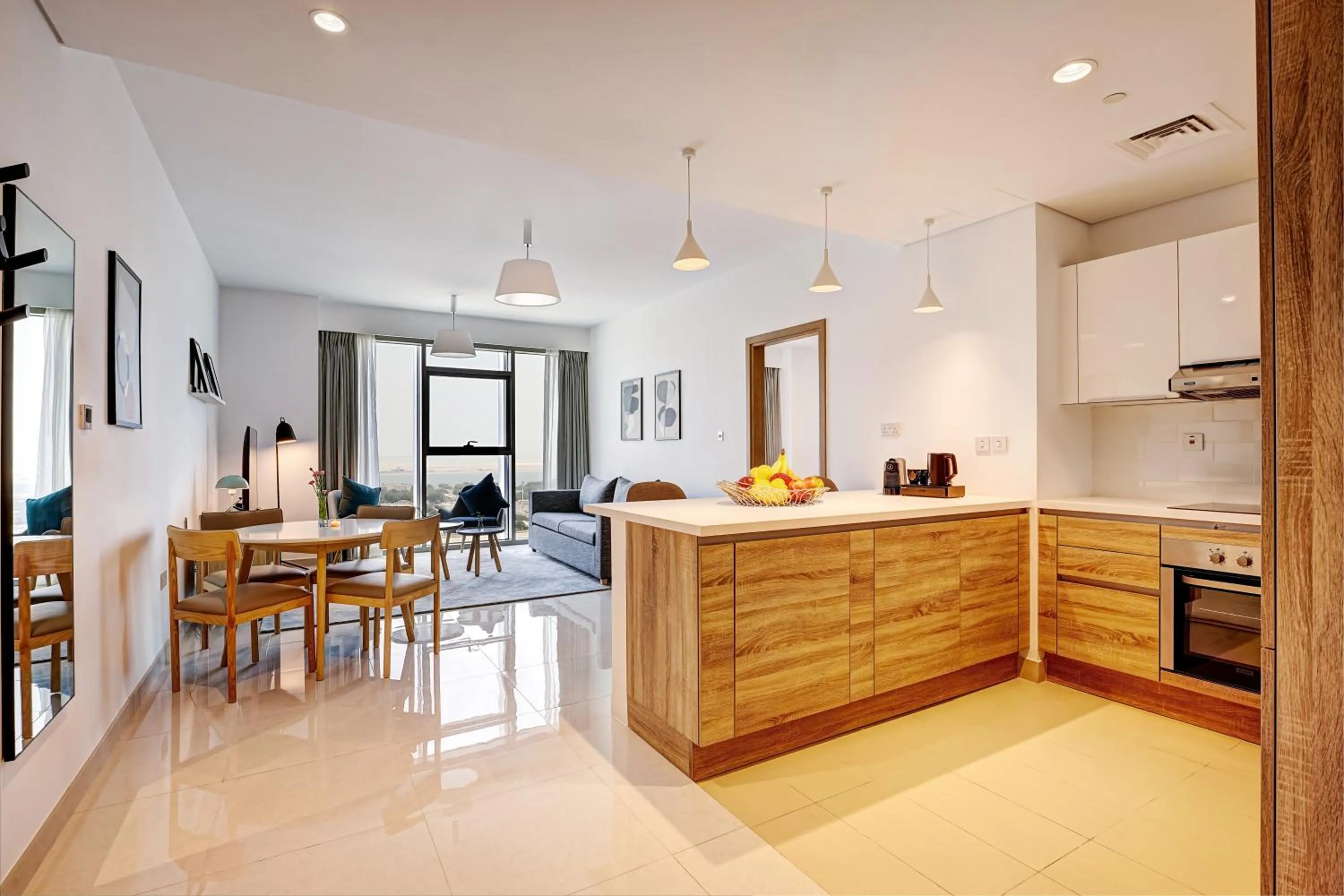 Kitchen or kitchenette in Capital Suites Hotel Apartments