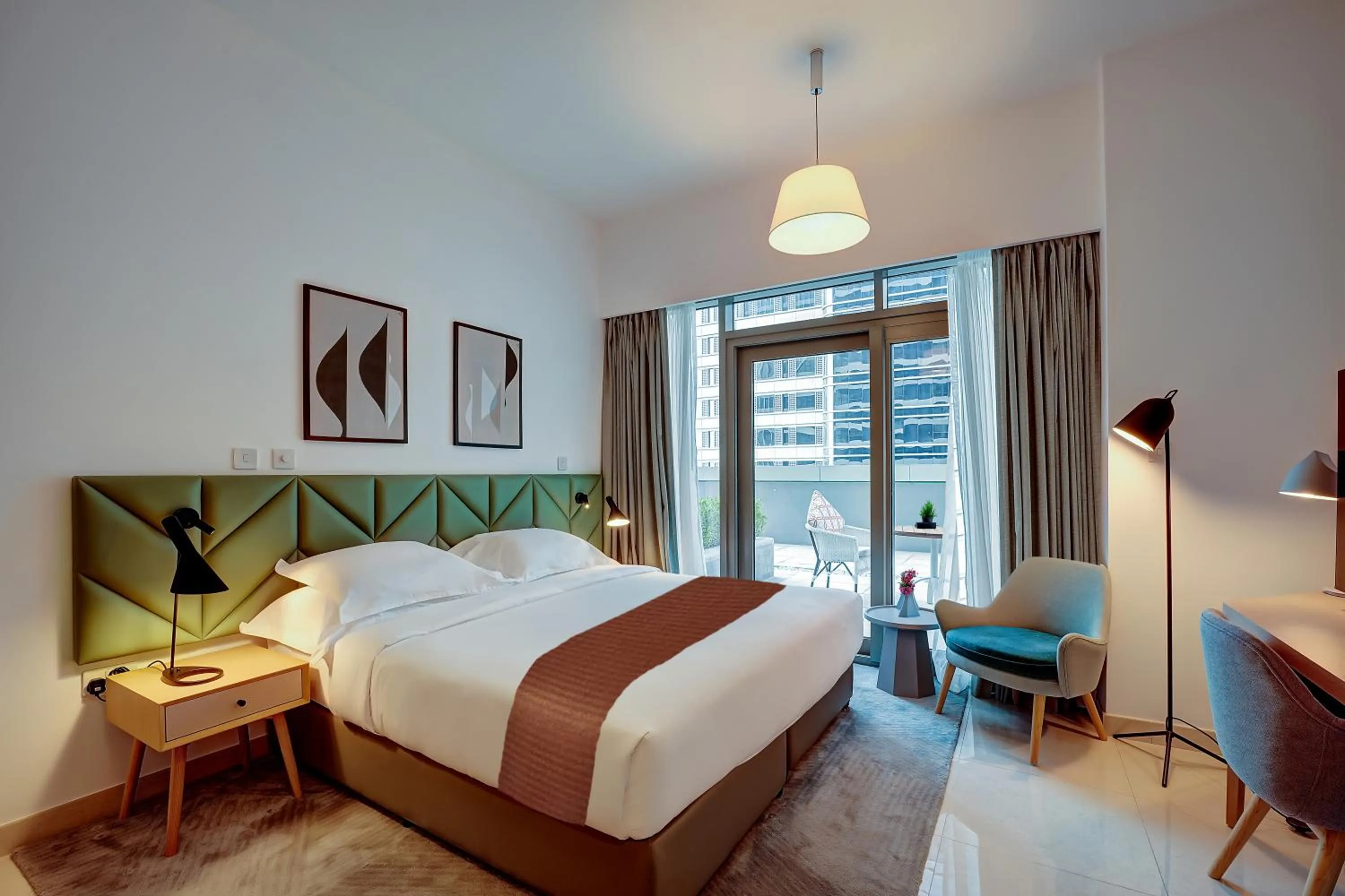 Bedroom, Bed in Capital Suites Hotel Apartments