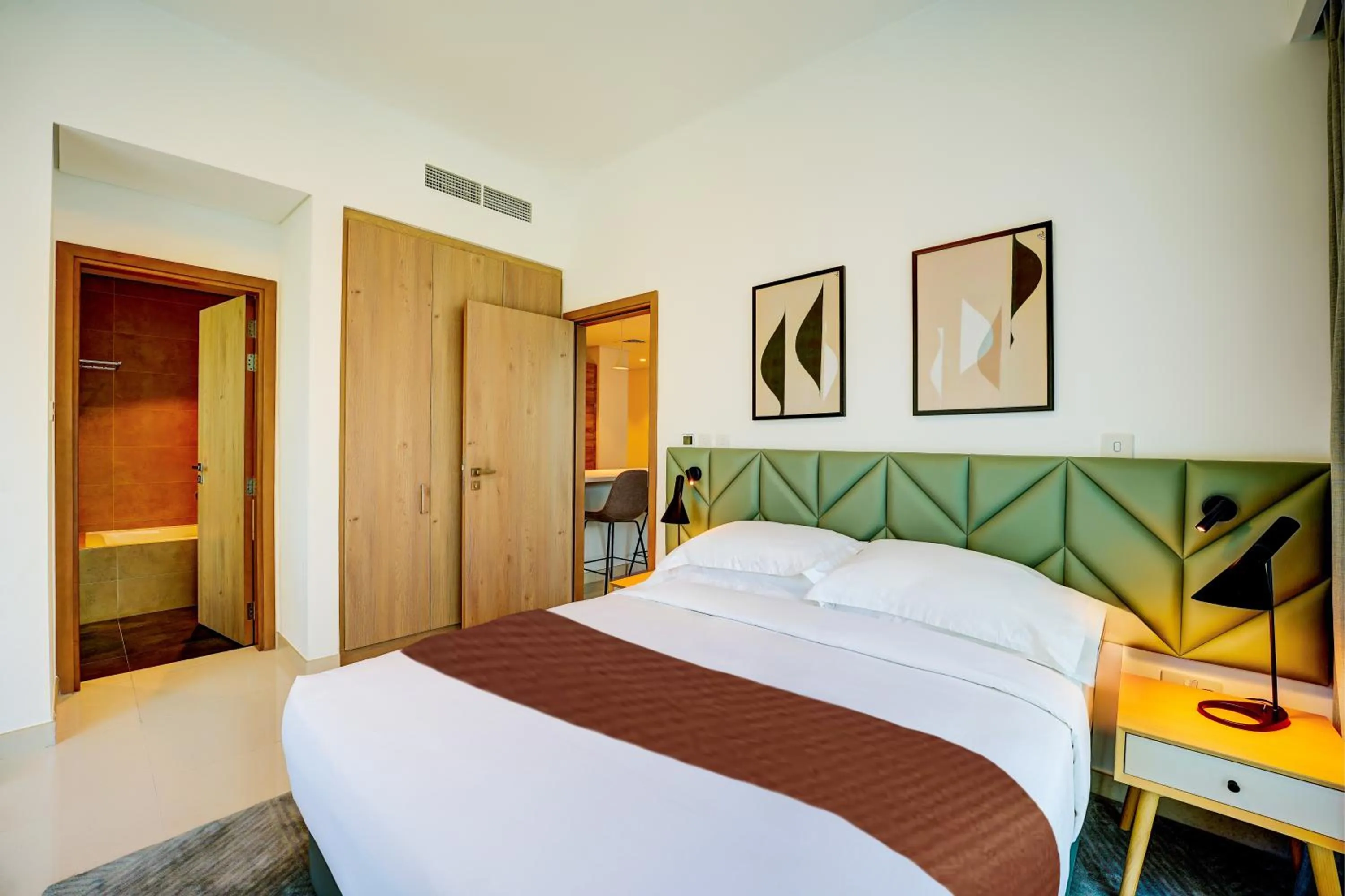 Bedroom, Bed in Capital Suites Hotel Apartments