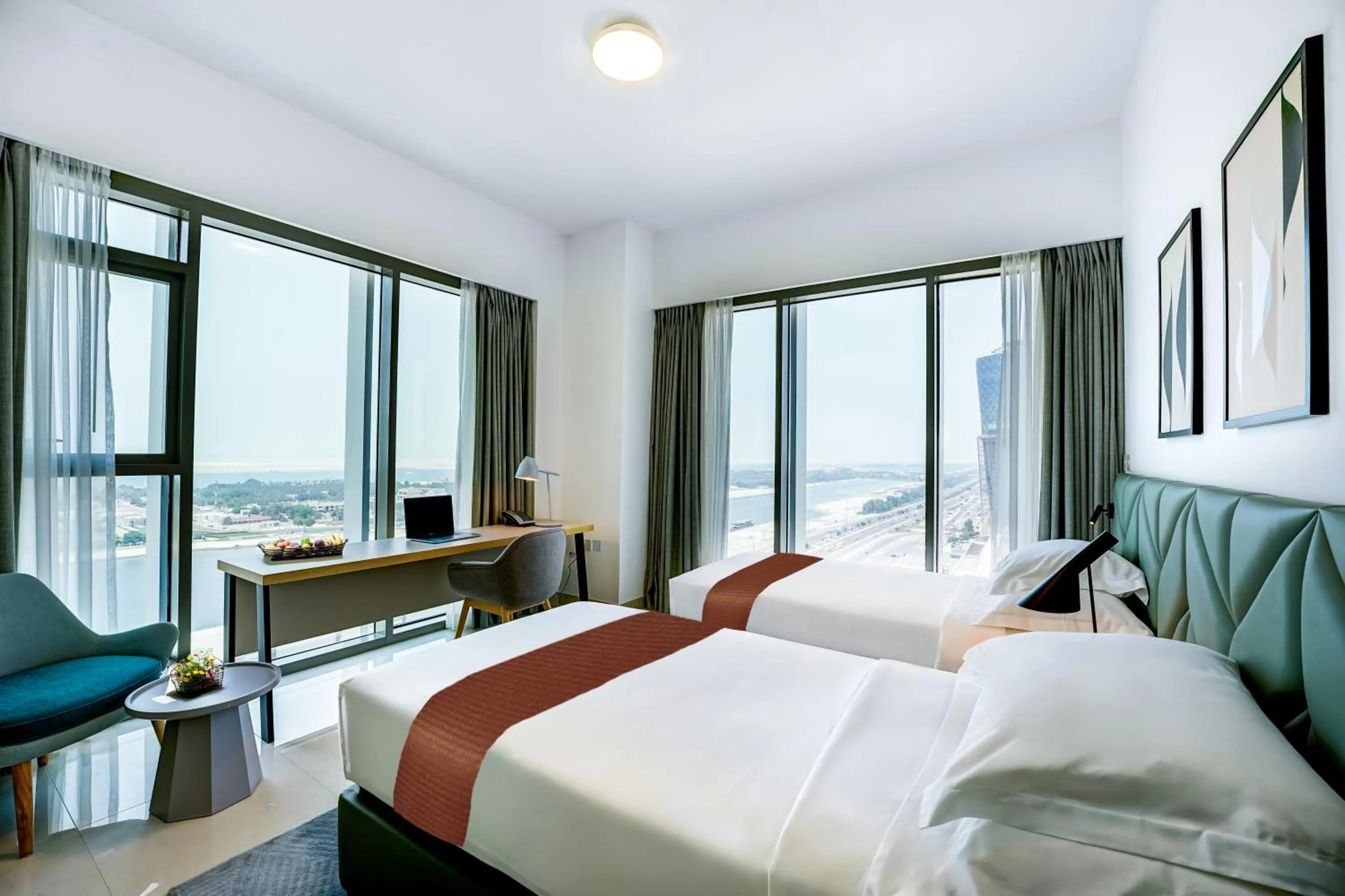 Bed in Capital Suites Hotel Apartments