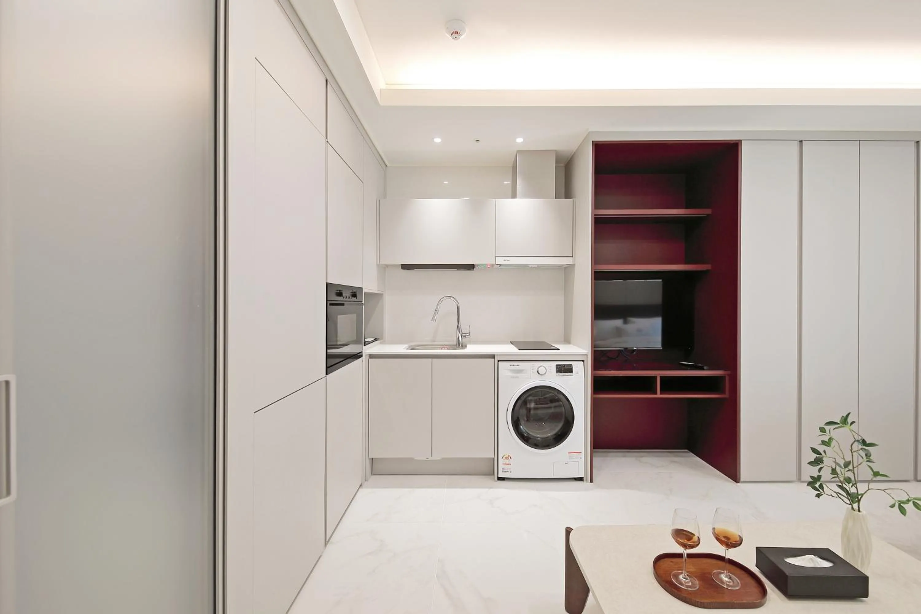 Bed in Sota Suite Busan Seomyeon