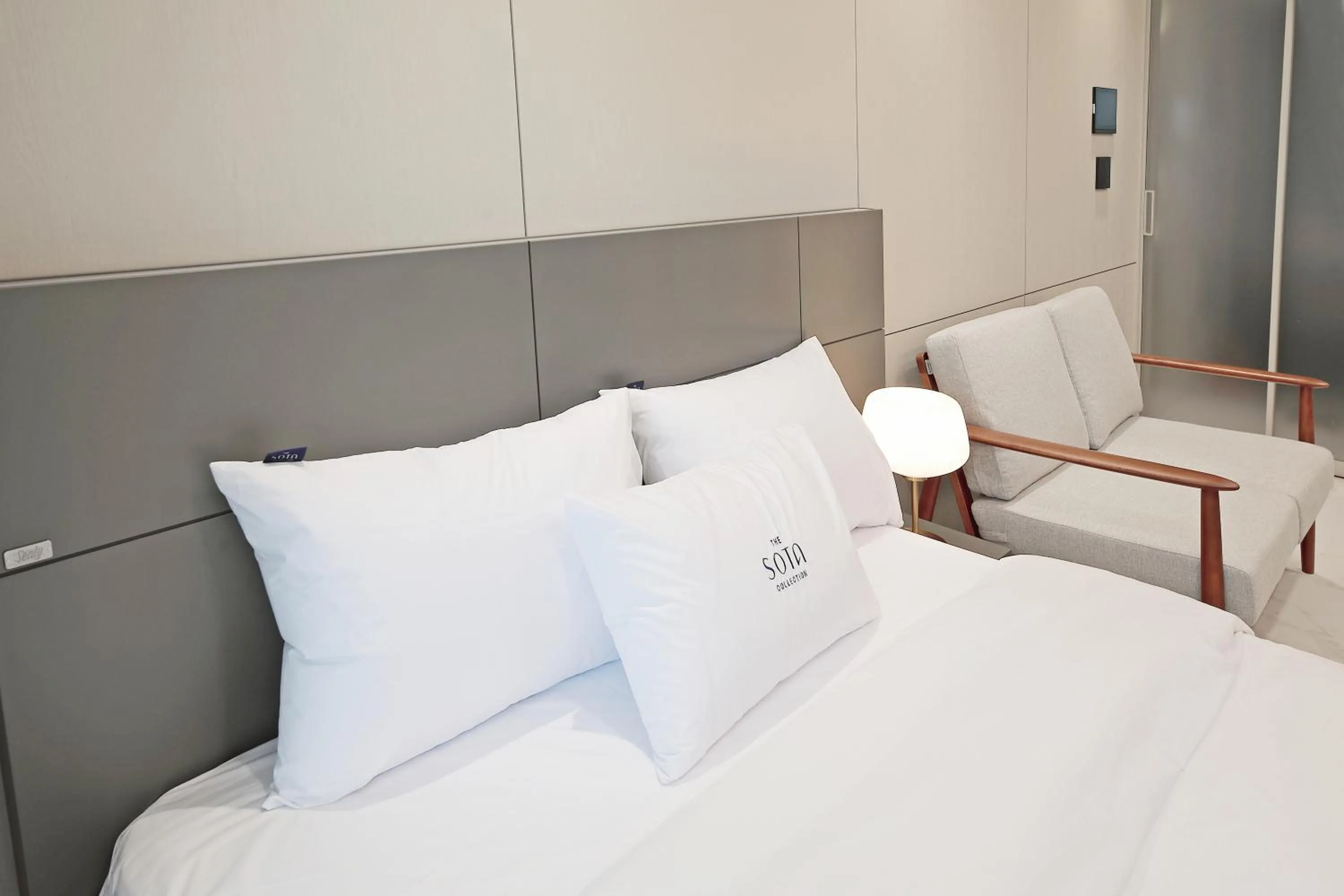 Bed in Sota Suite Busan Seomyeon