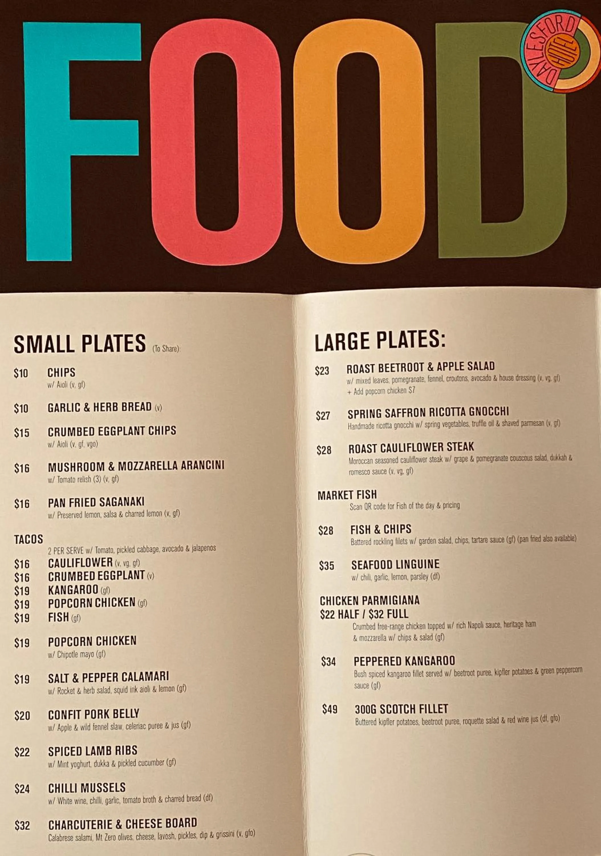 Restaurant/places to eat in The Daylesford Hotel