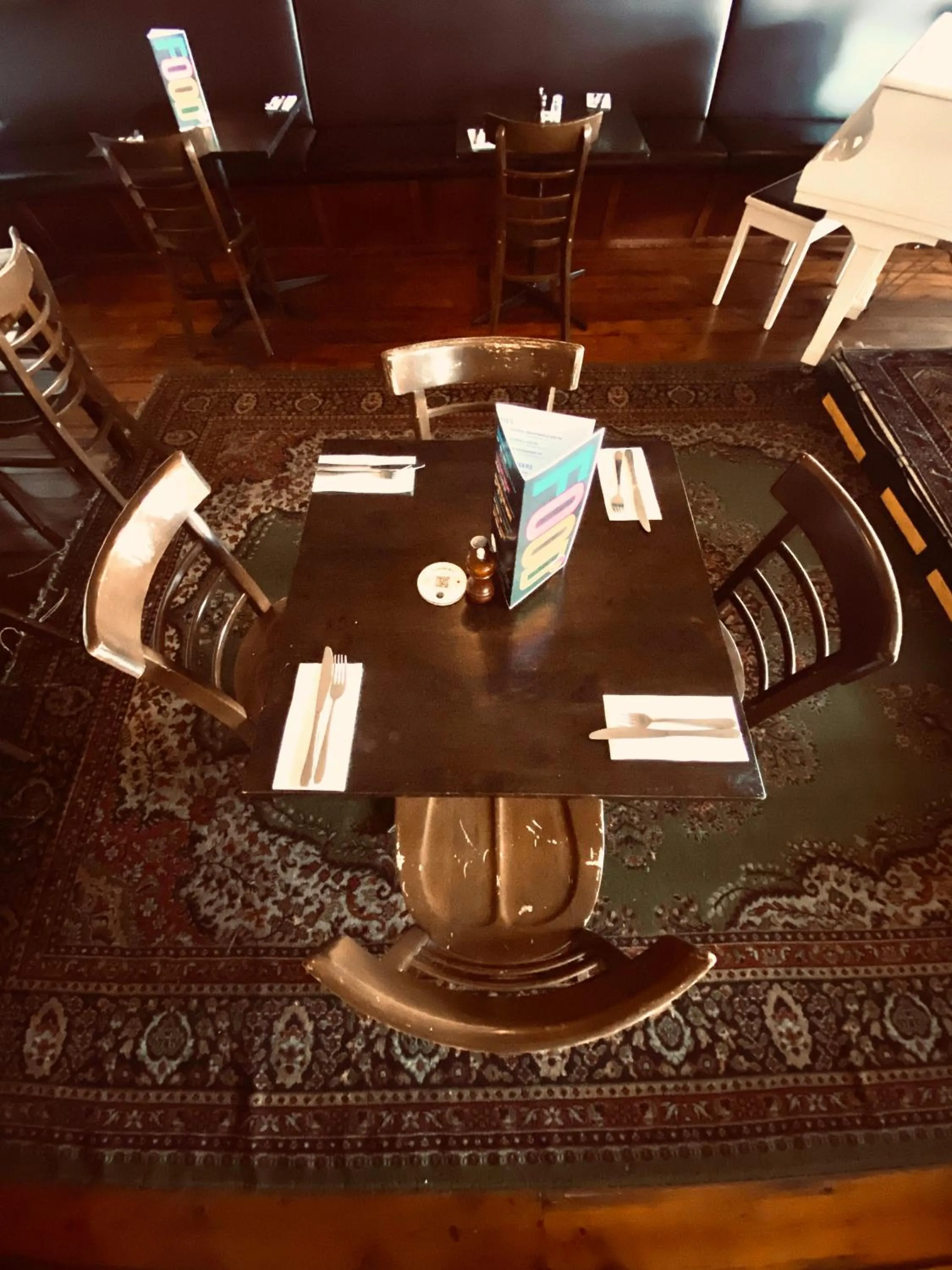 Dining area in The Daylesford Hotel