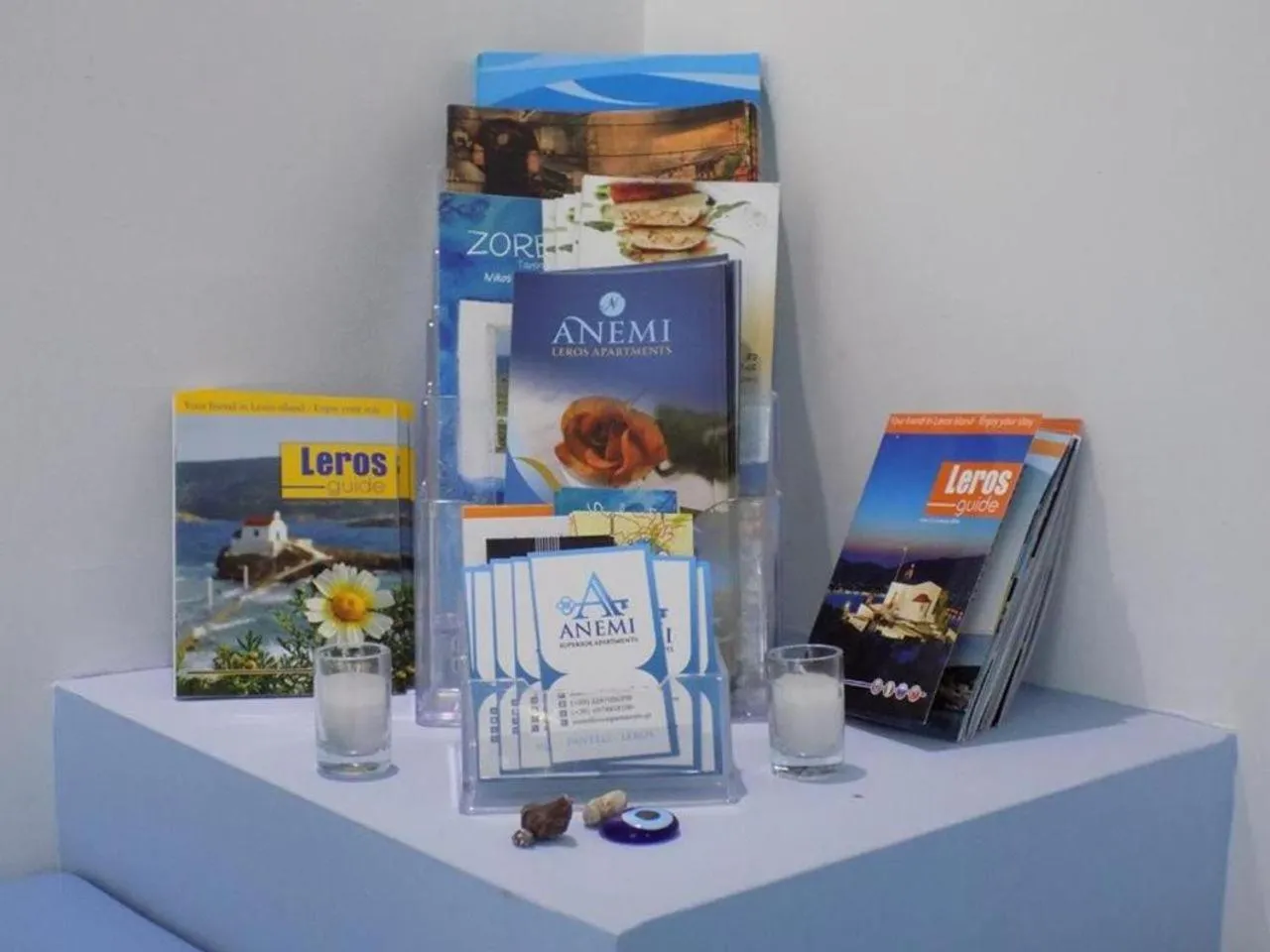 Lobby or reception in Anemi Leros Apartments