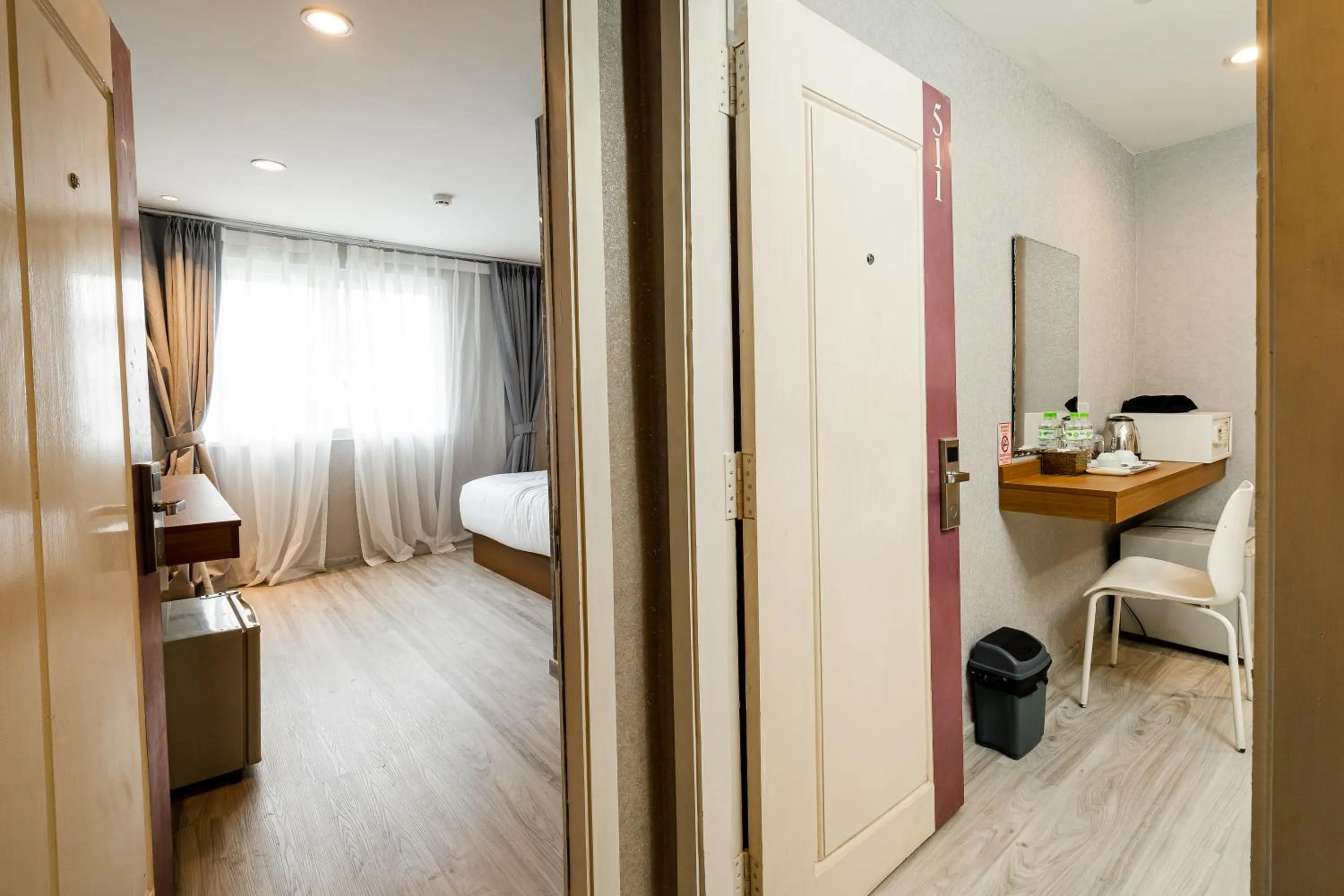 Bed in Aurea Delight Hotel