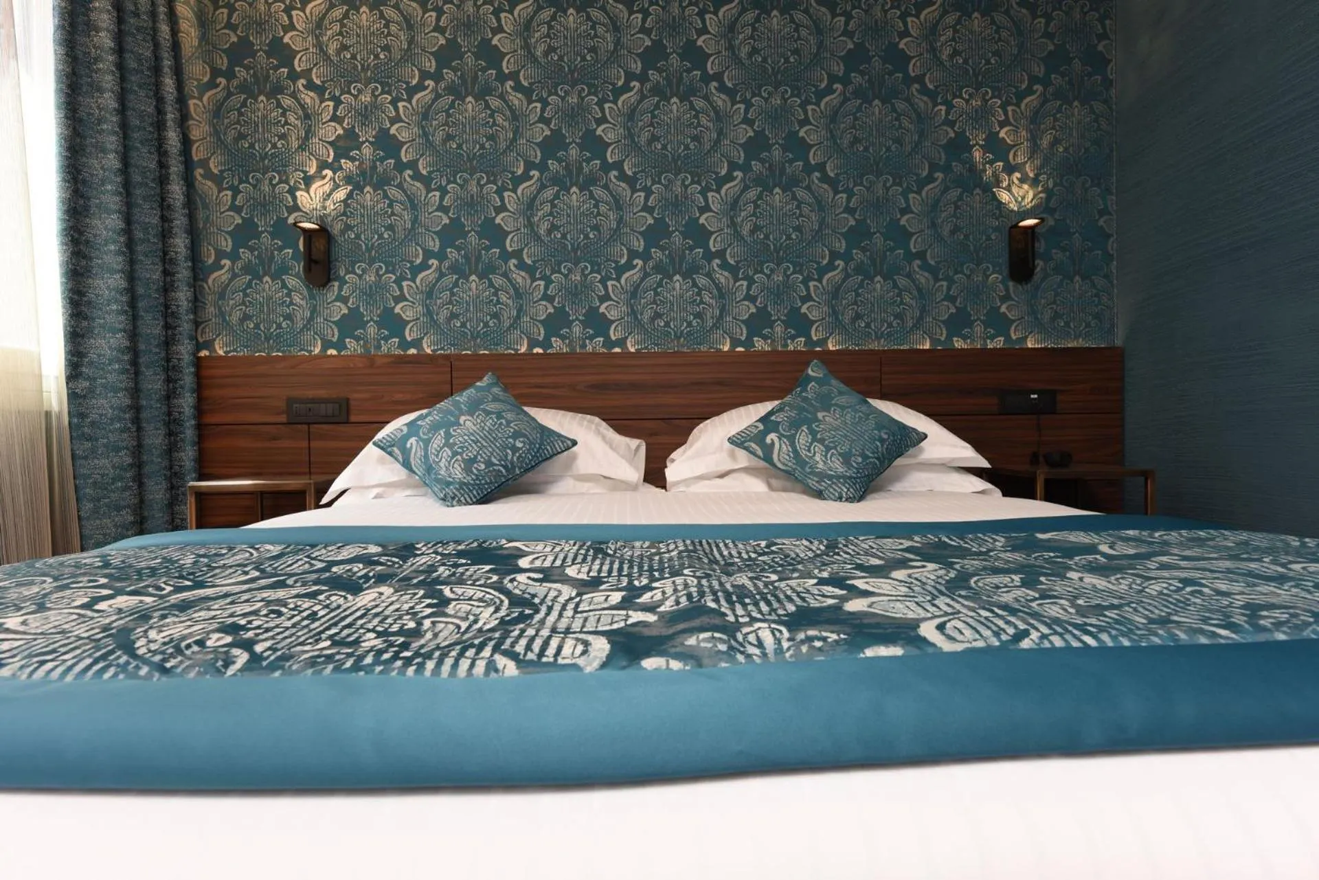 Bedroom, Bed in Rosa Salva Hotel