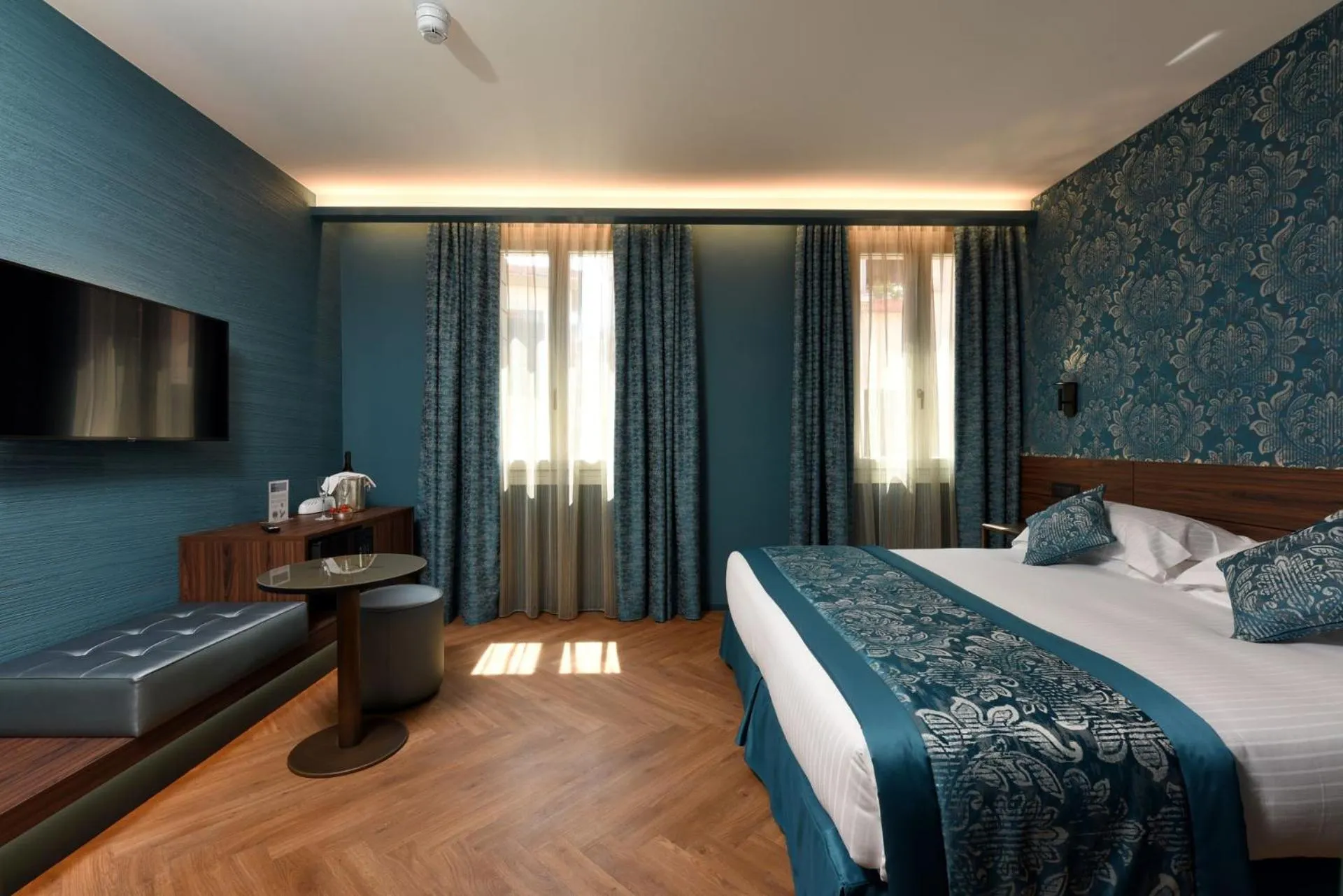 Bed in Rosa Salva Hotel