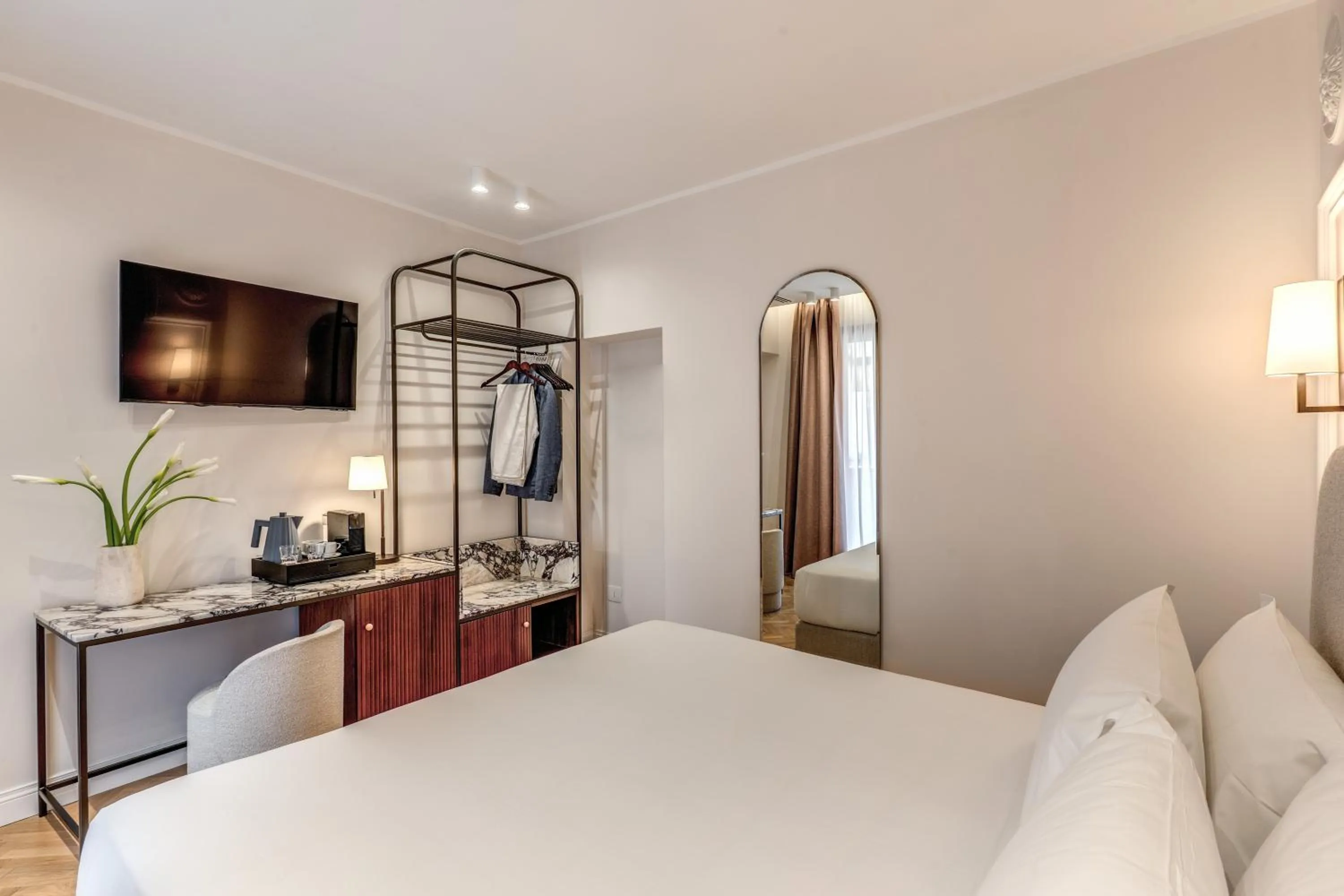 Bed in Hotel Fori Imperiali