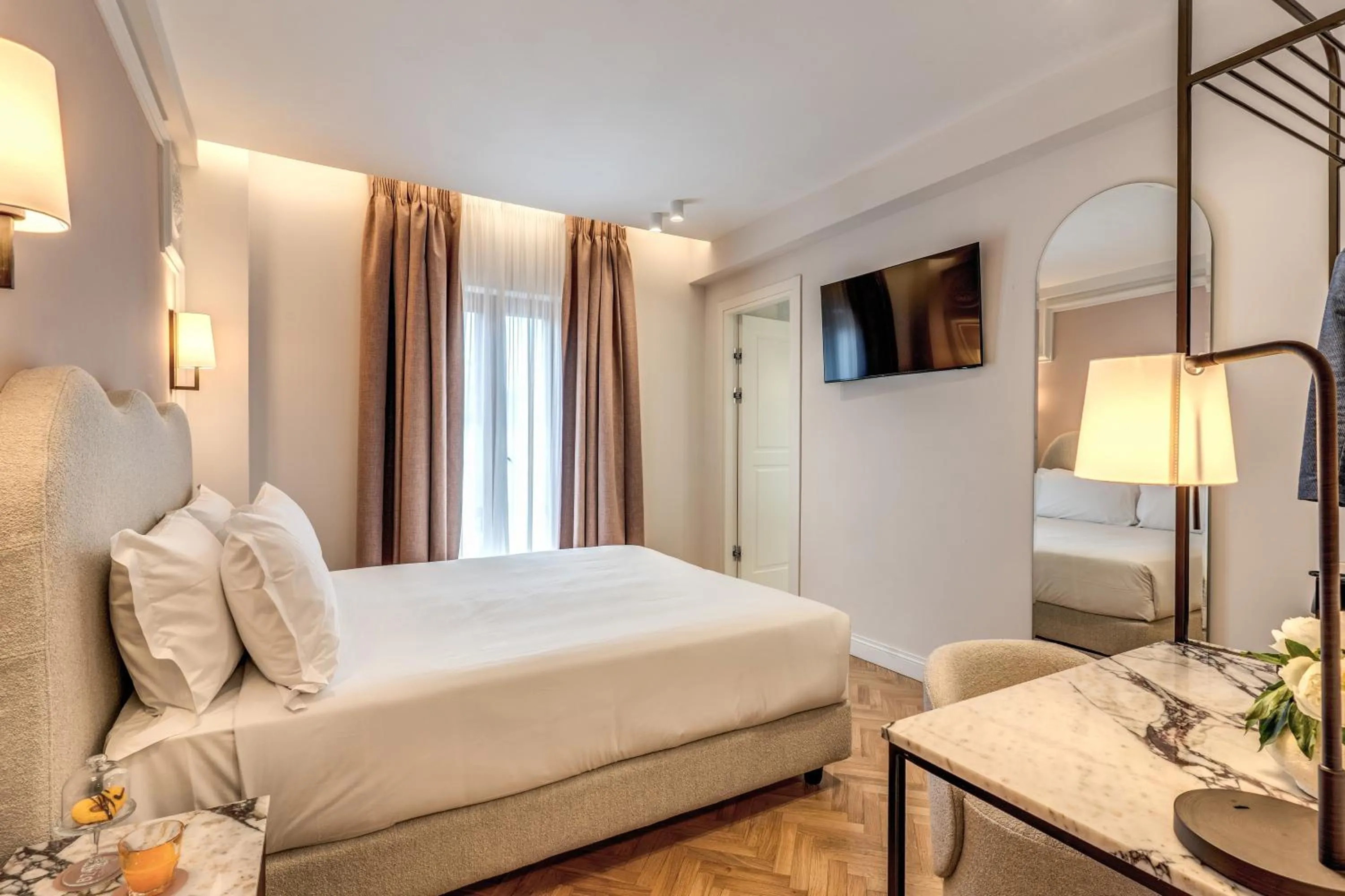 Bed in Hotel Fori Imperiali