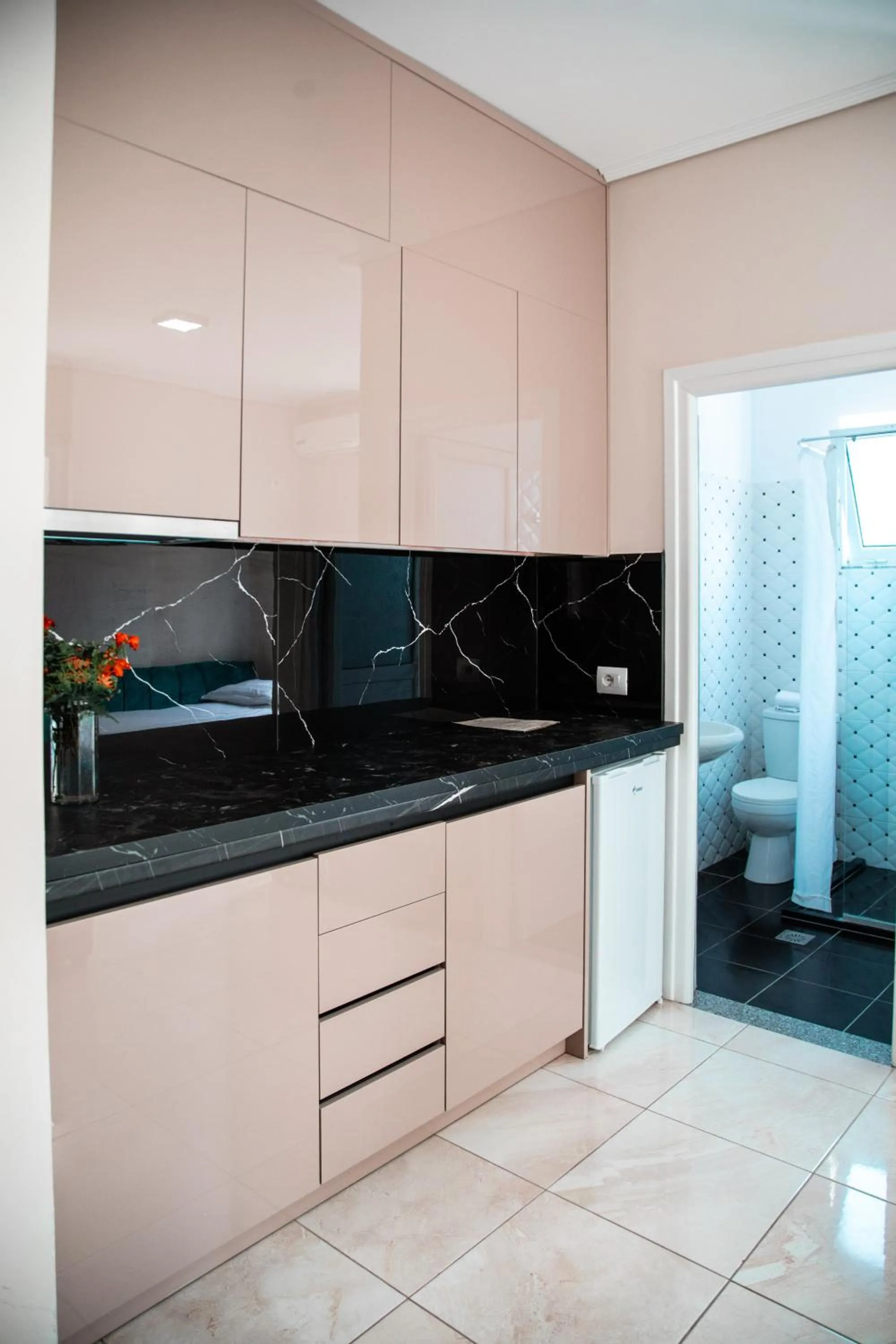 stove in Vila e Bardhe Butique Hotel