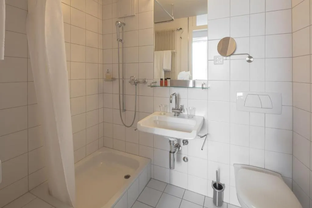 Shower in Baseltor Hotel & Restaurant