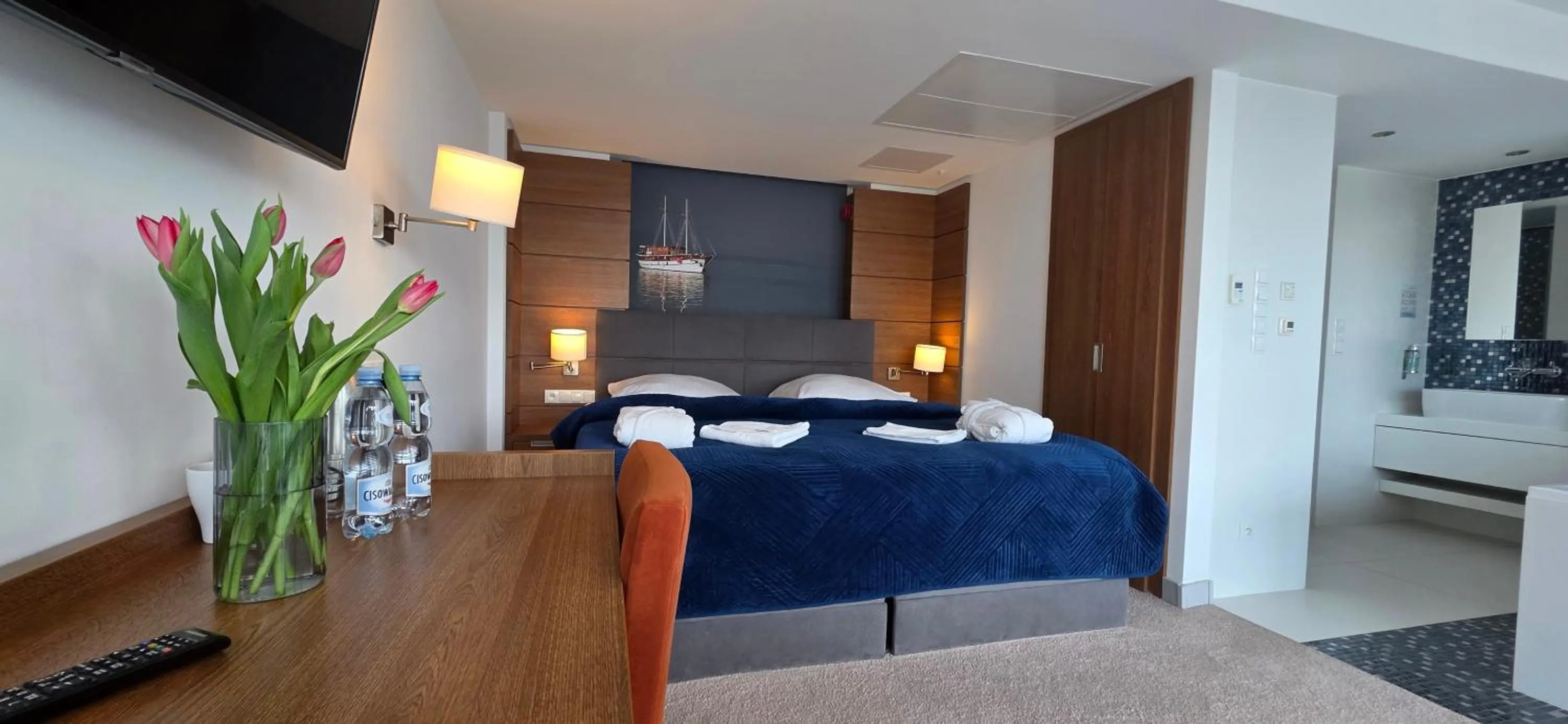 Bed in Hotel SKAL Medi SPA & Resort