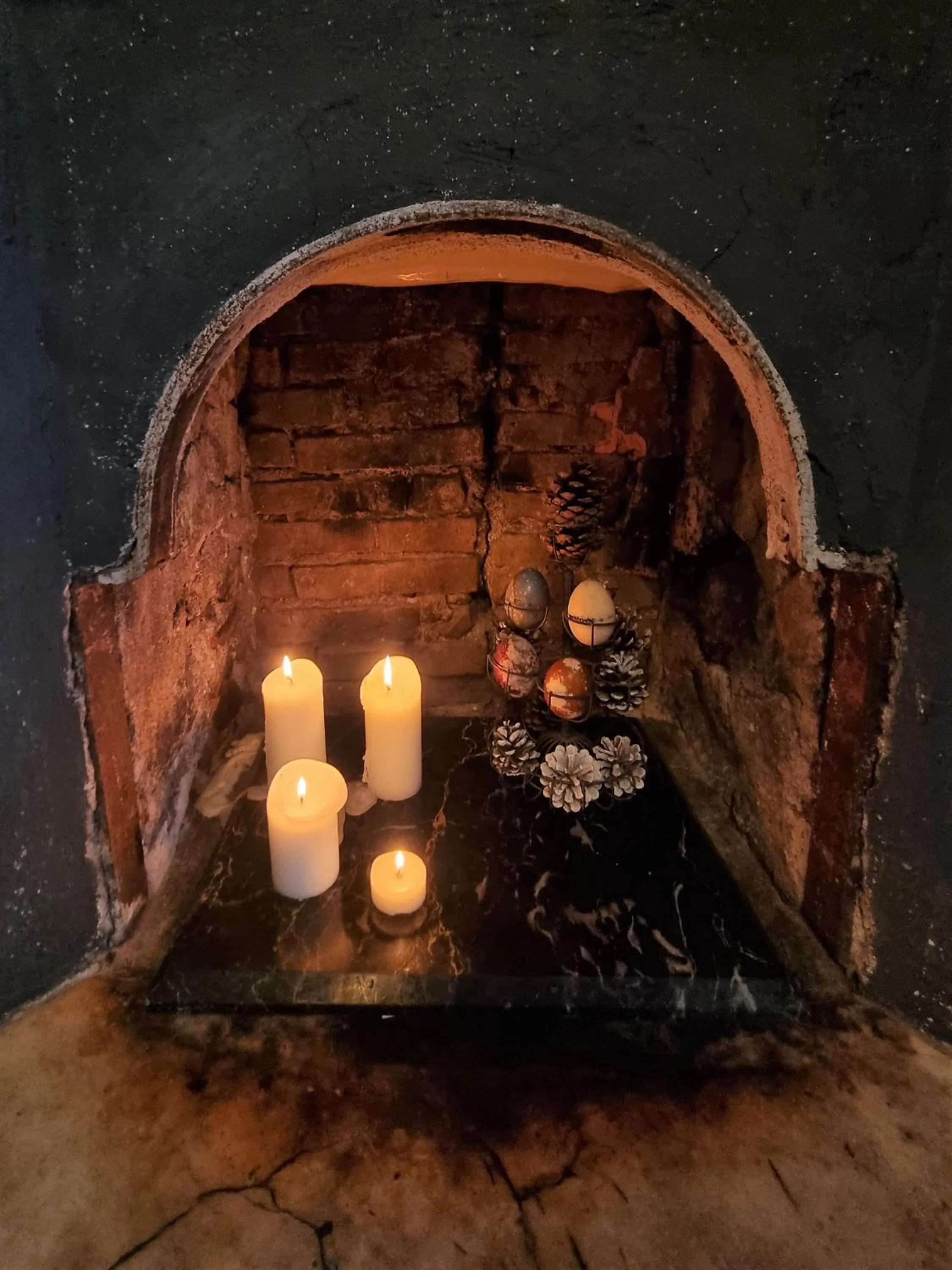 Decorative detail in La Corte B&B