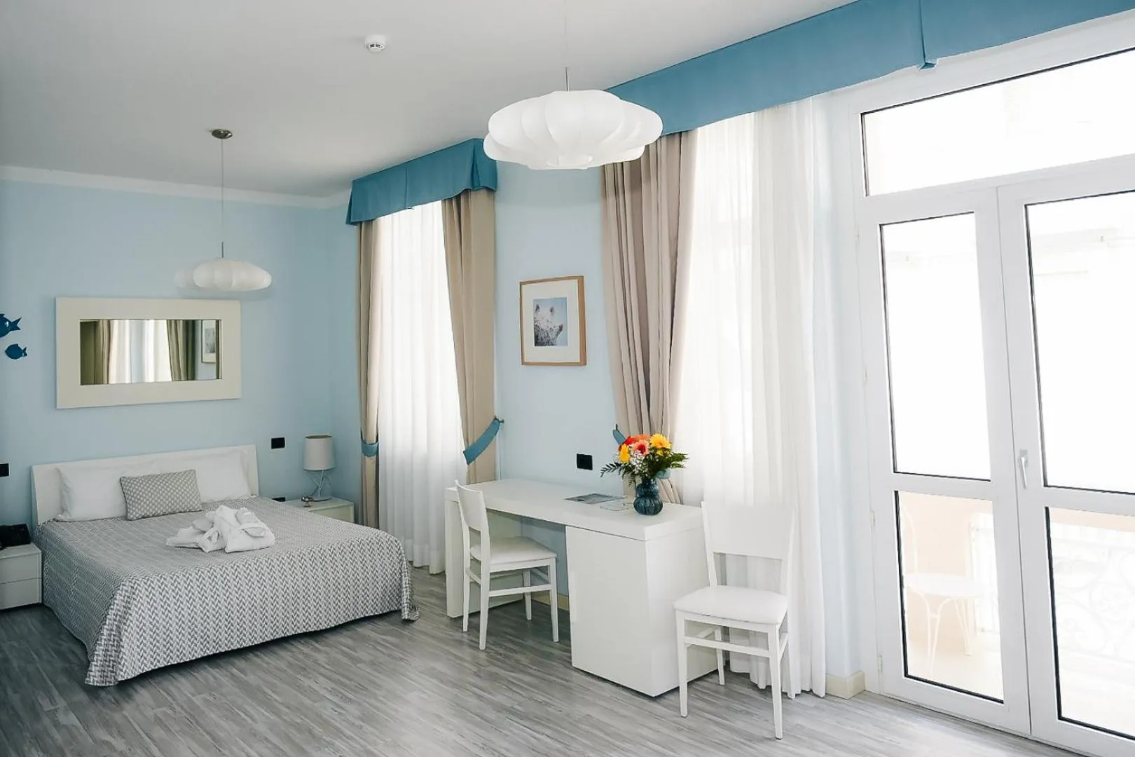 Bed in Hotel Villa Bernt