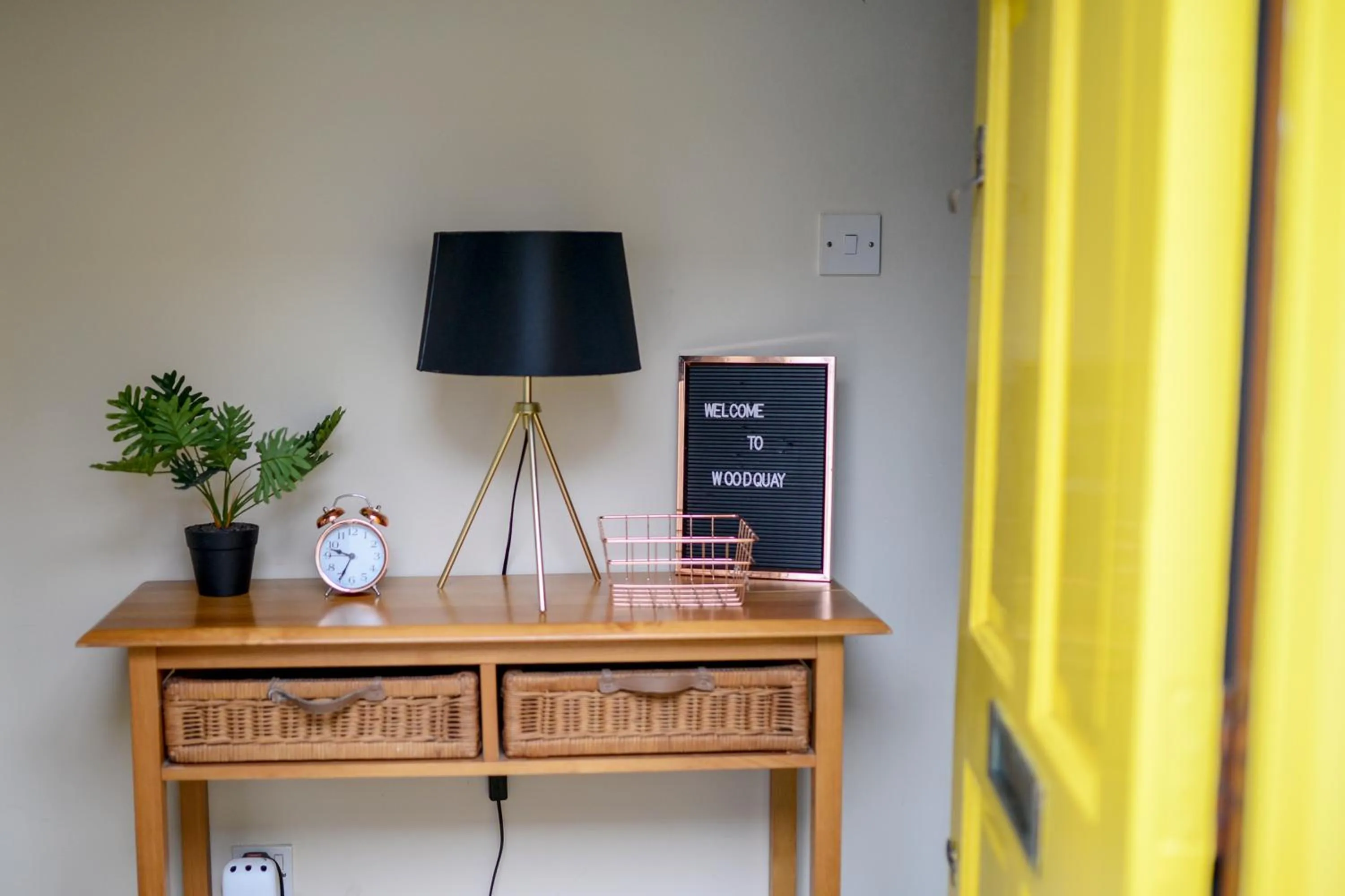 Communal lounge/ TV room in The Woodquay Hostel