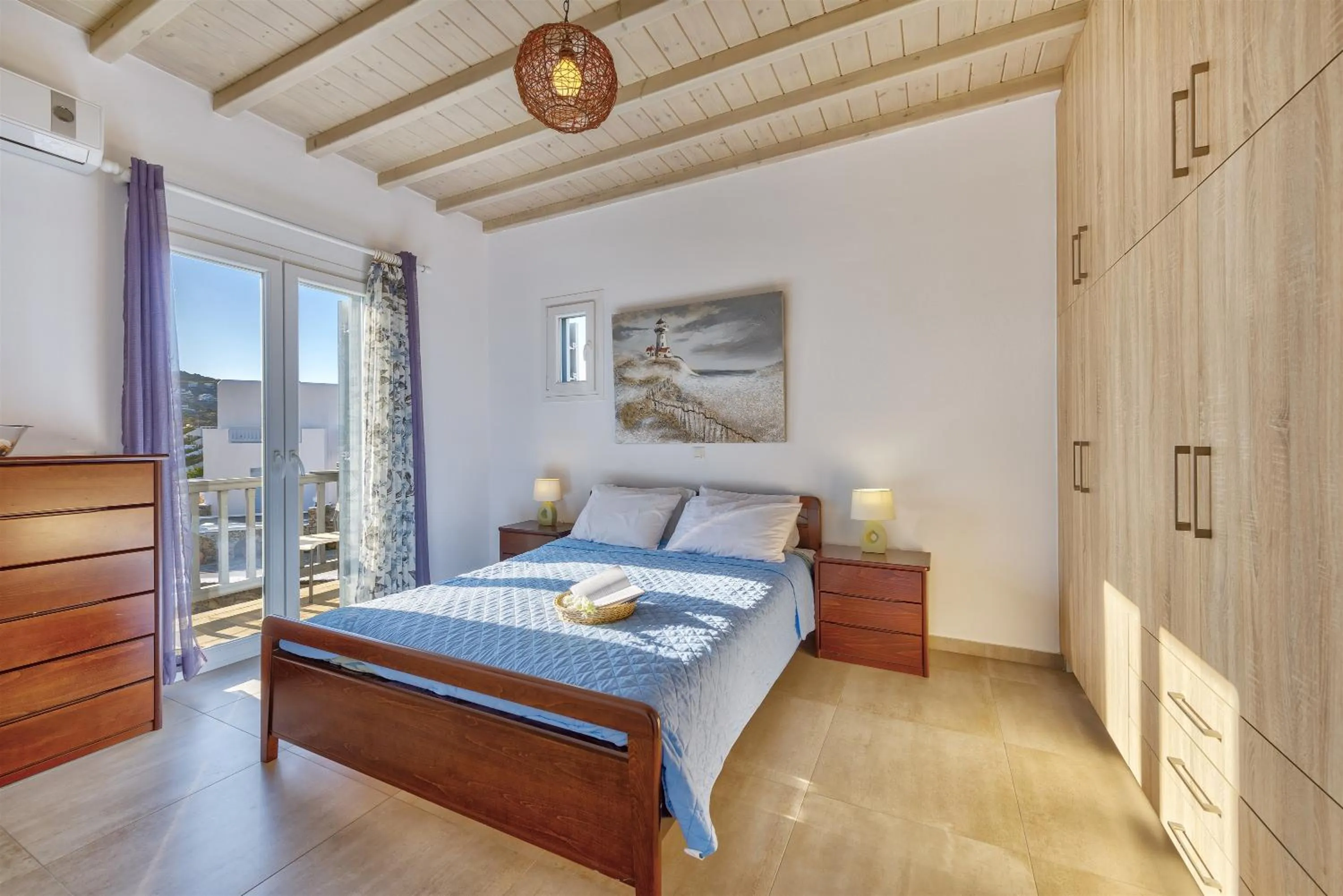 Bedroom, Bed in Jewel Apartments Mykonos