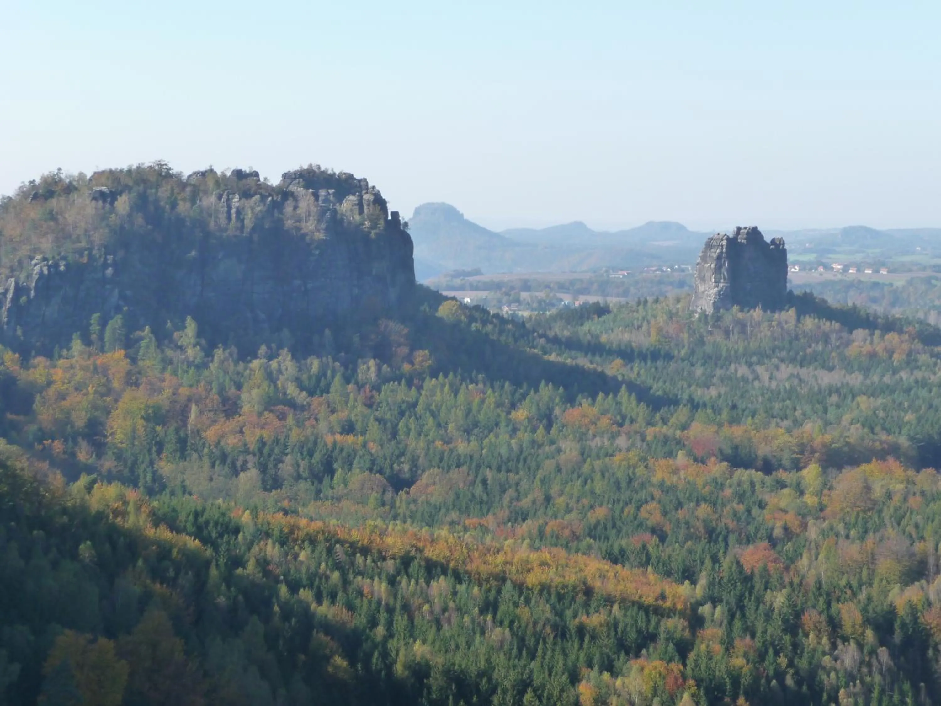 Natural landscape in Hotel Brückenschänke