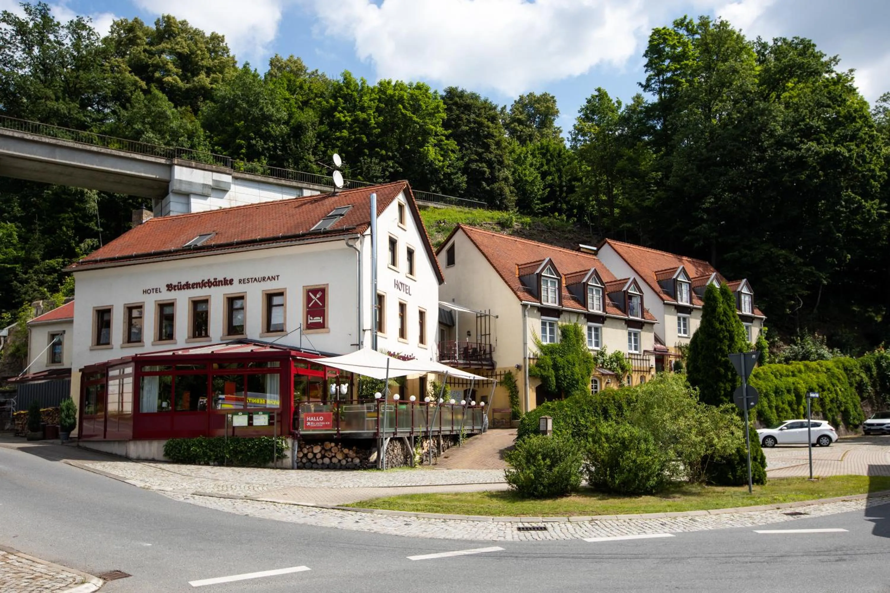 Property building in Hotel Brückenschänke