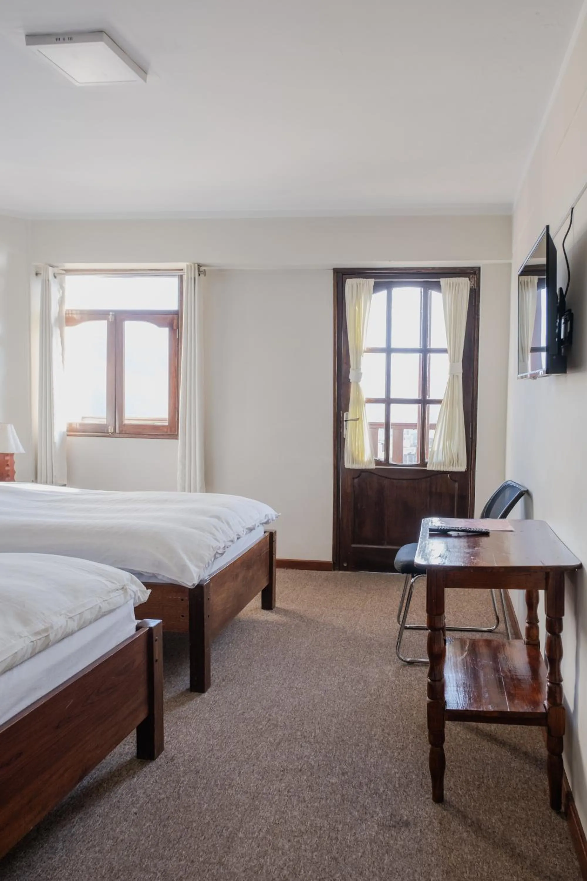 Bed in Hotel Santa Cruz