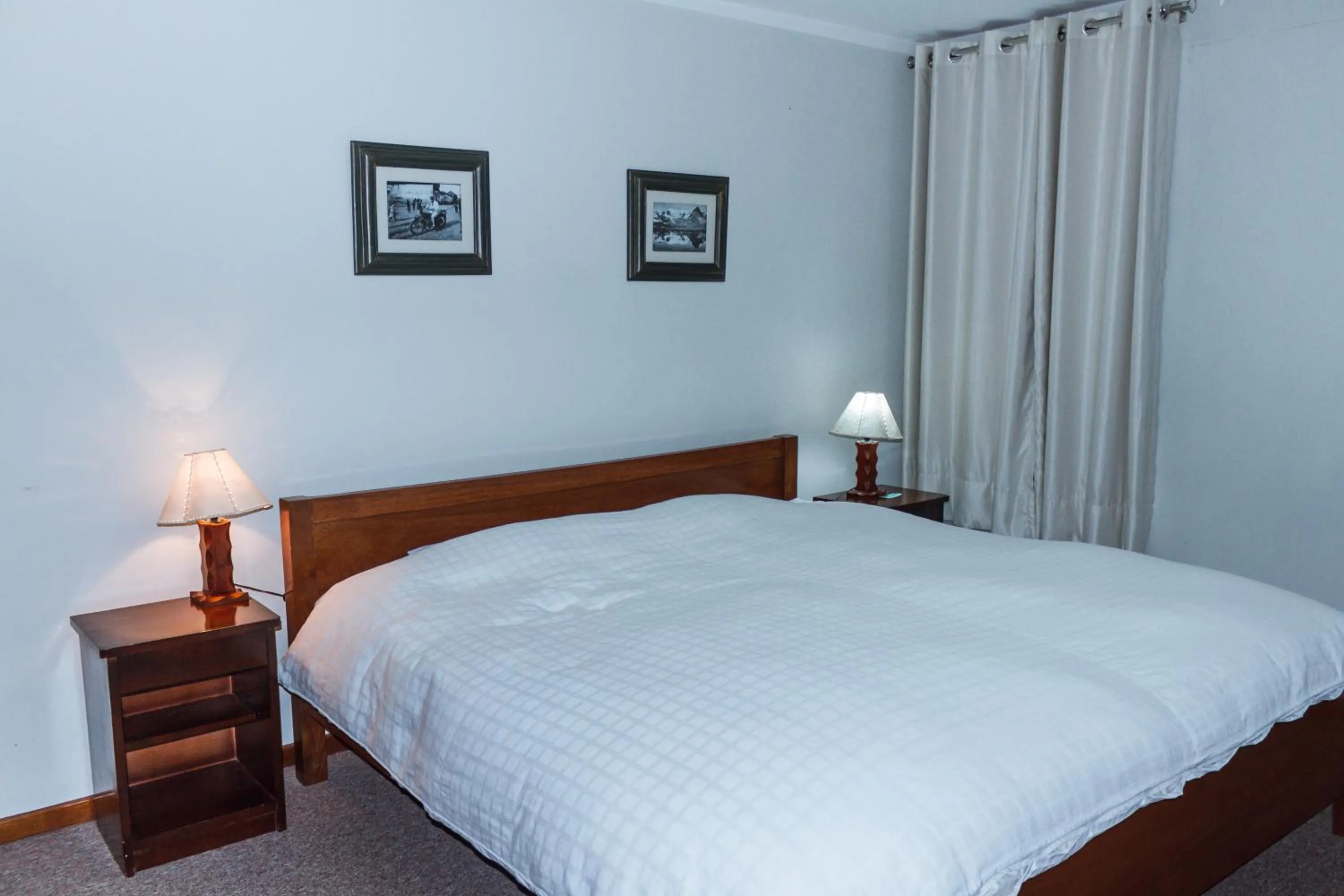 Bed in Hotel Santa Cruz