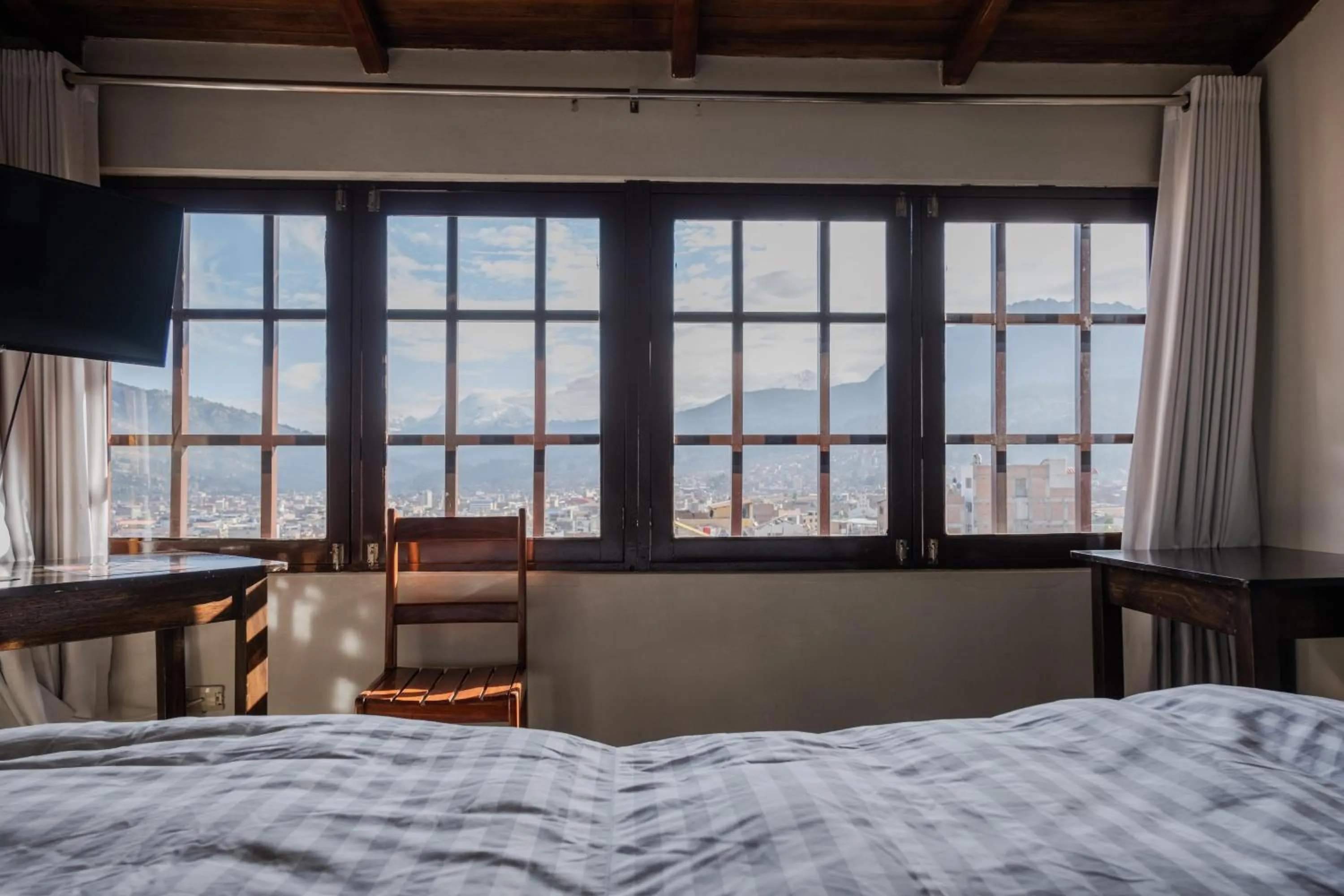 Bed in Hotel Santa Cruz