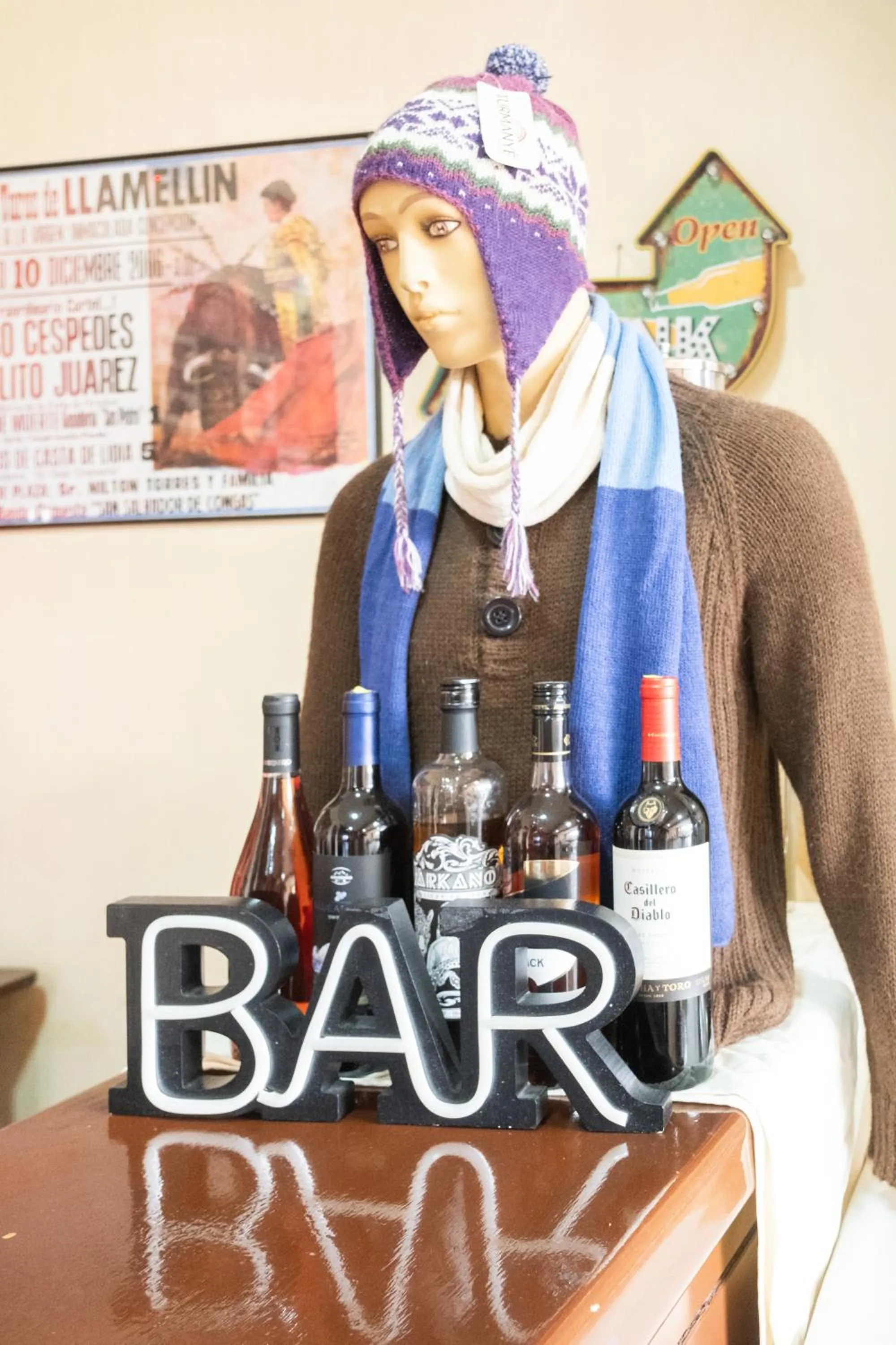 minibar in Hotel Santa Cruz