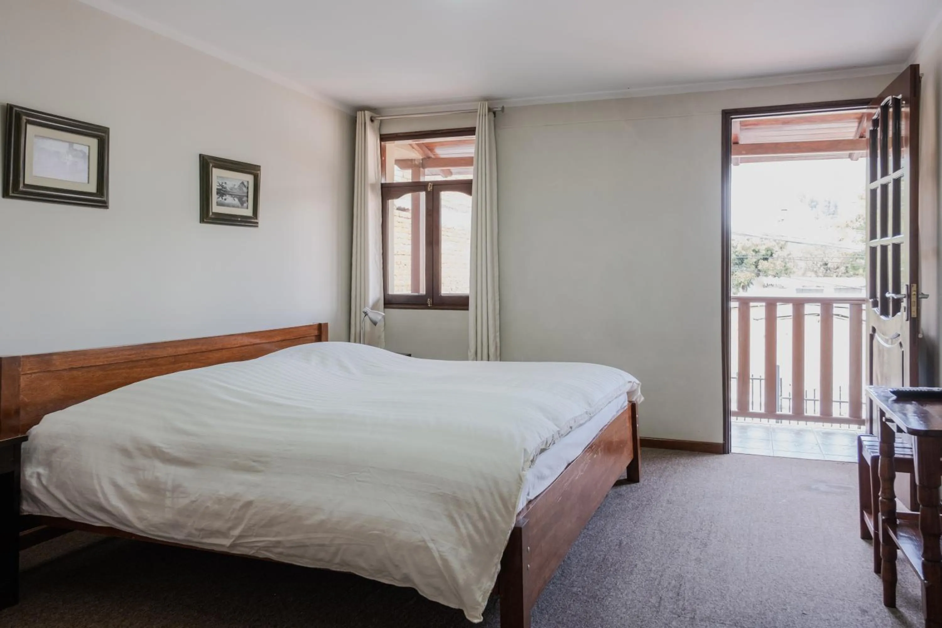 Bed in Hotel Santa Cruz