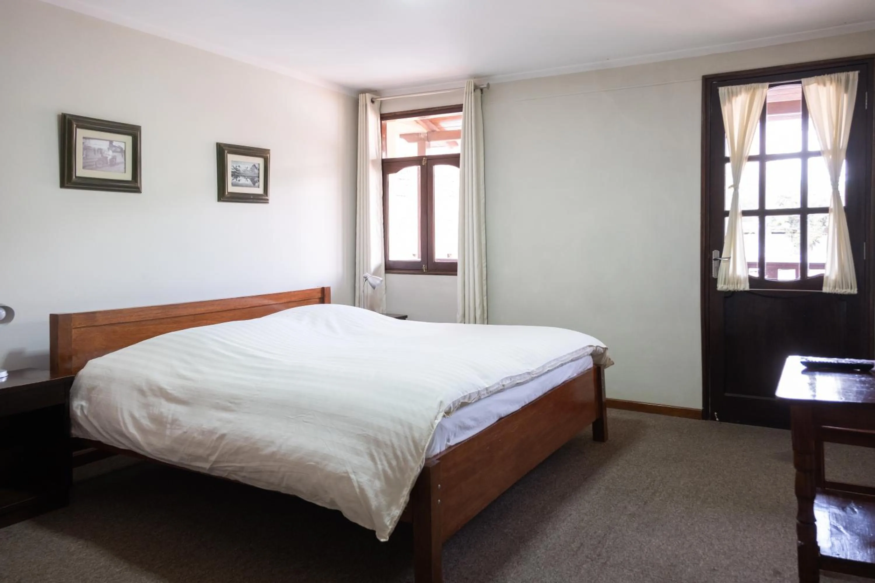 Bed in Hotel Santa Cruz