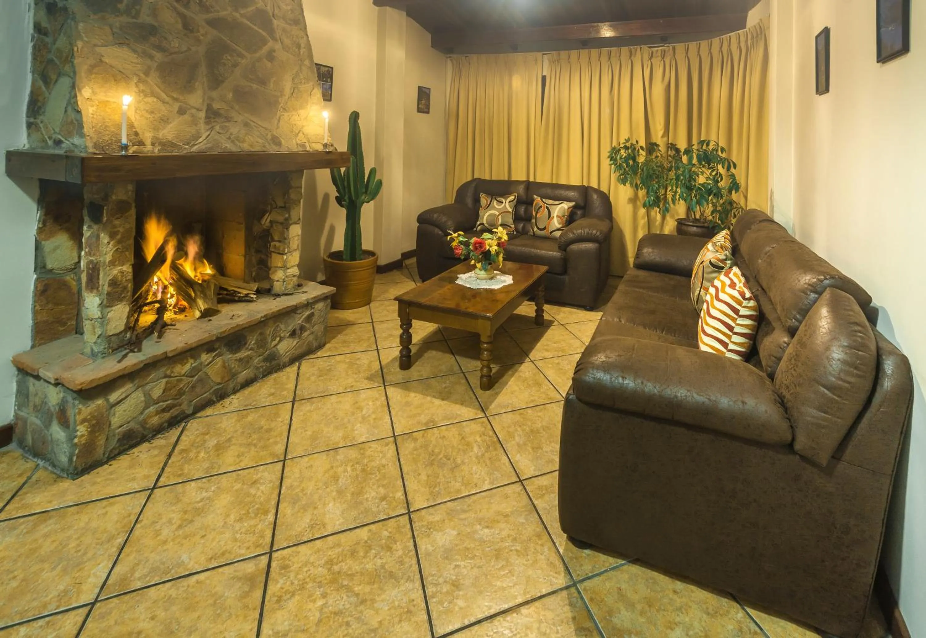 Living room in Hotel Santa Cruz