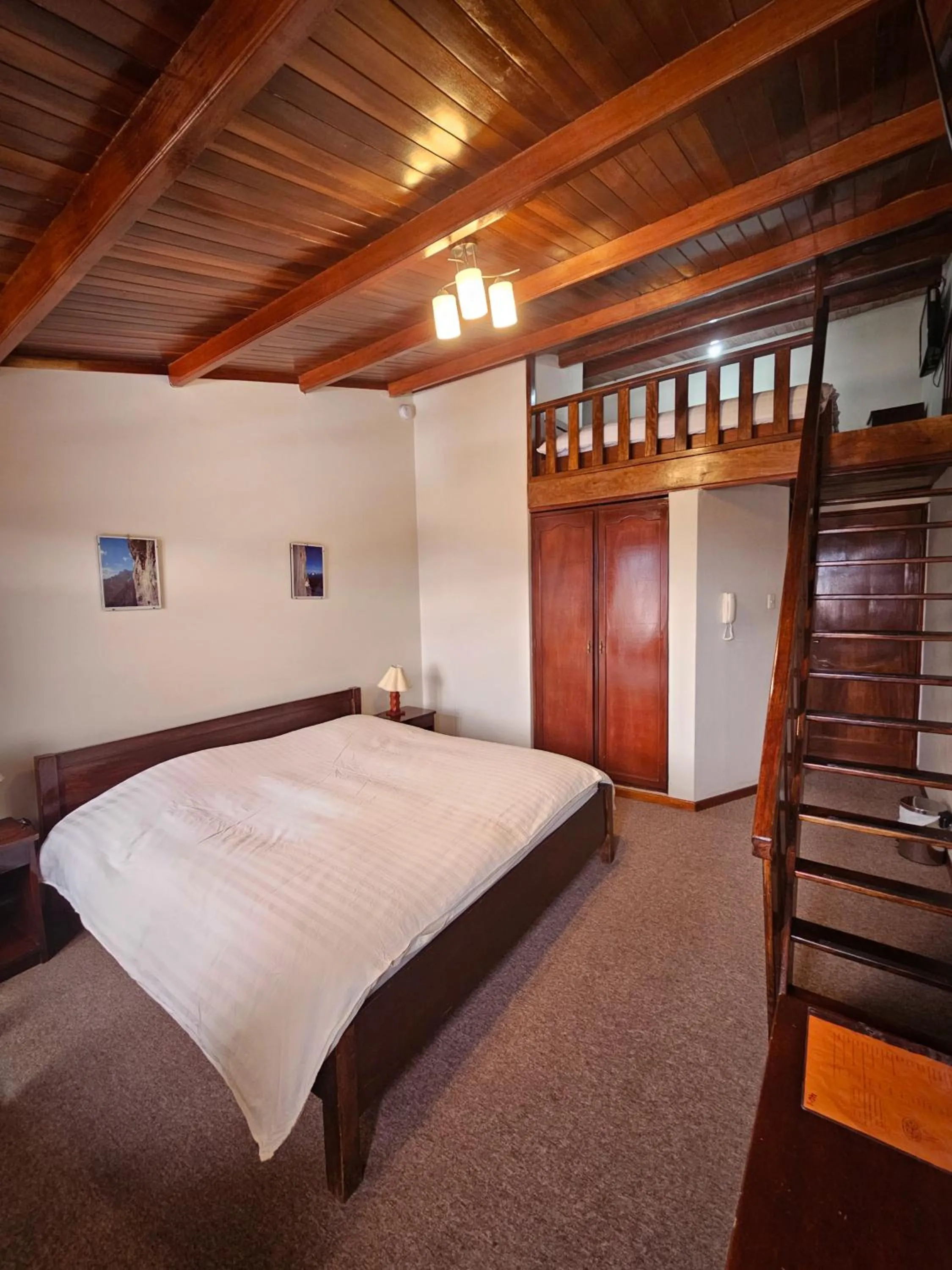 Bed in Hotel Santa Cruz