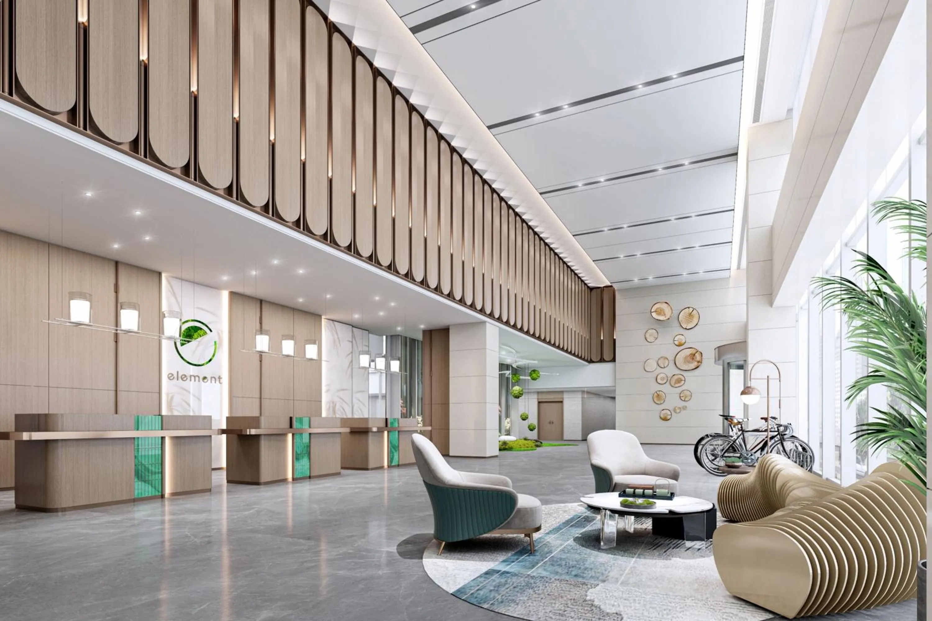 Lobby or reception in Element Suzhou Science and Technology Town