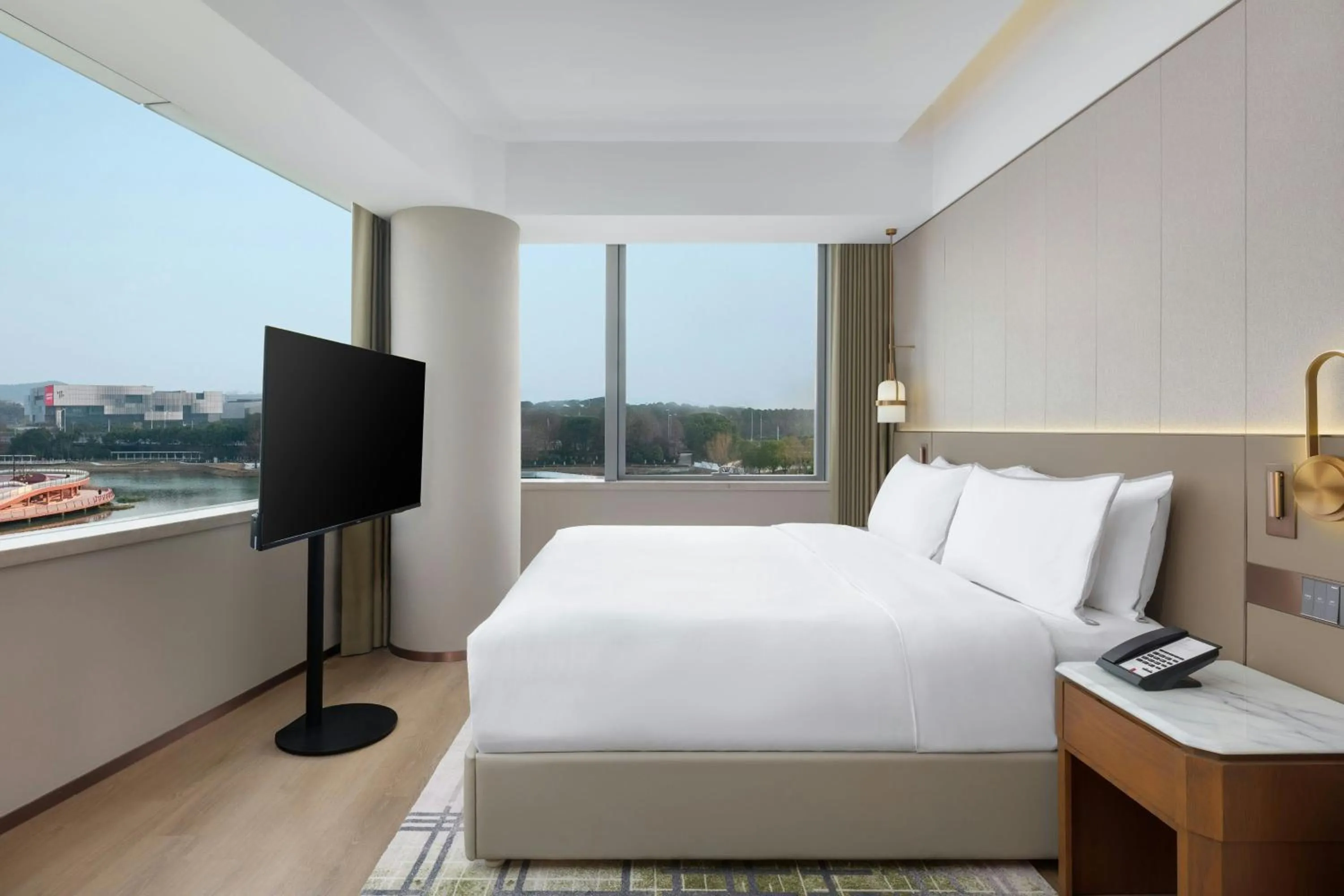 Bedroom, Bed in Element Suzhou Science and Technology Town