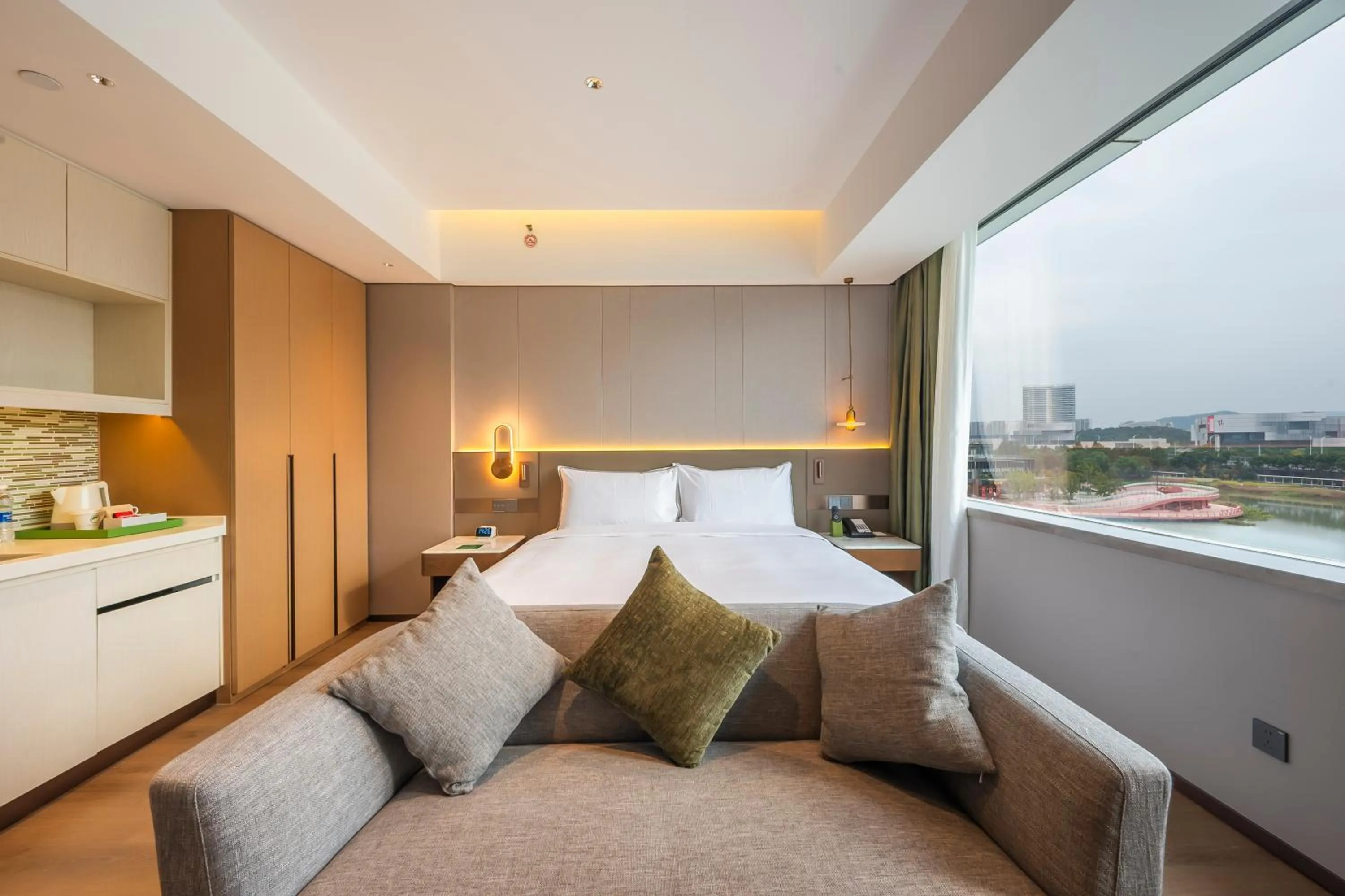 Photo of the whole room, Bed in Element Suzhou Science and Technology Town