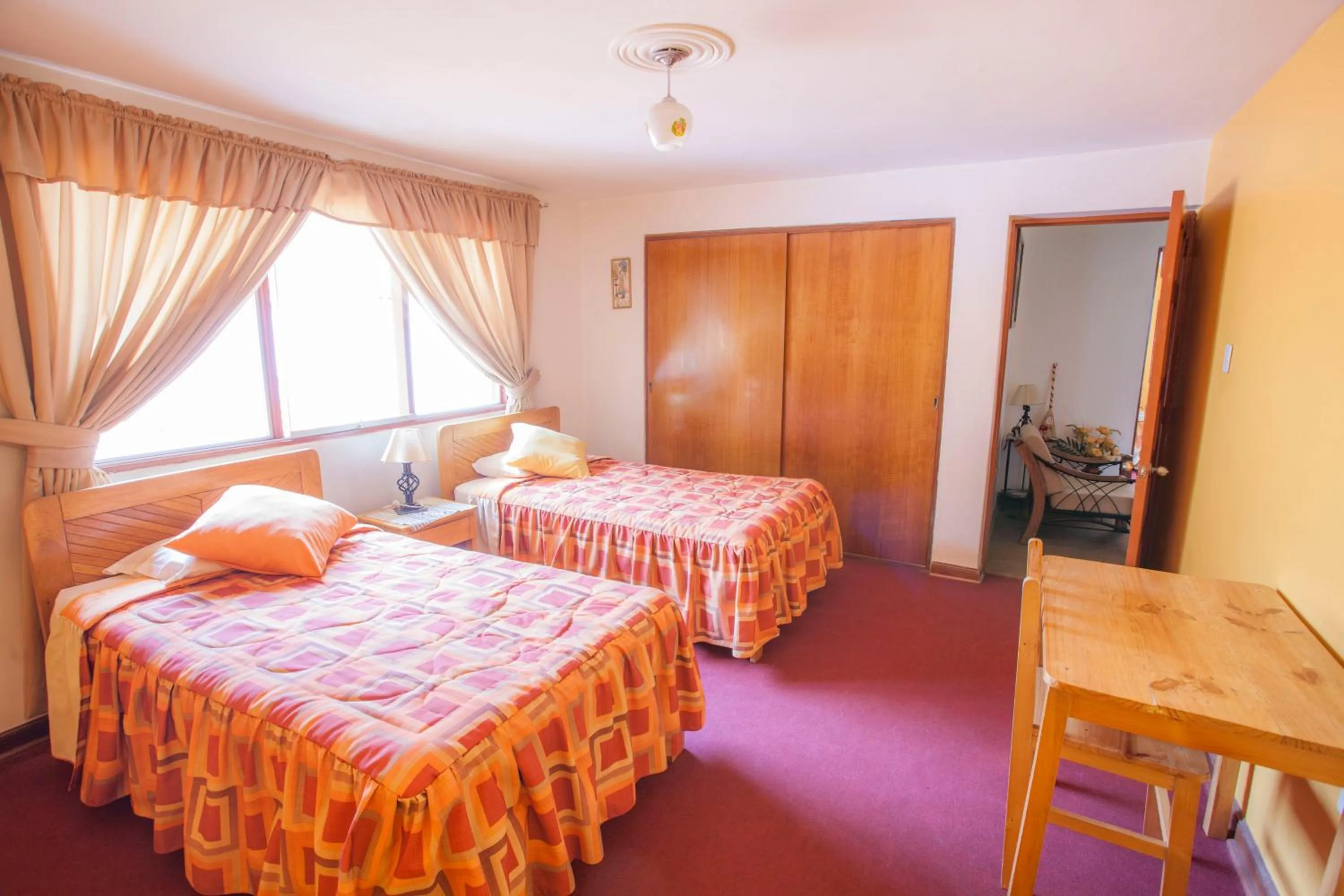 Bathroom, Bed in Alojamiento Soledad