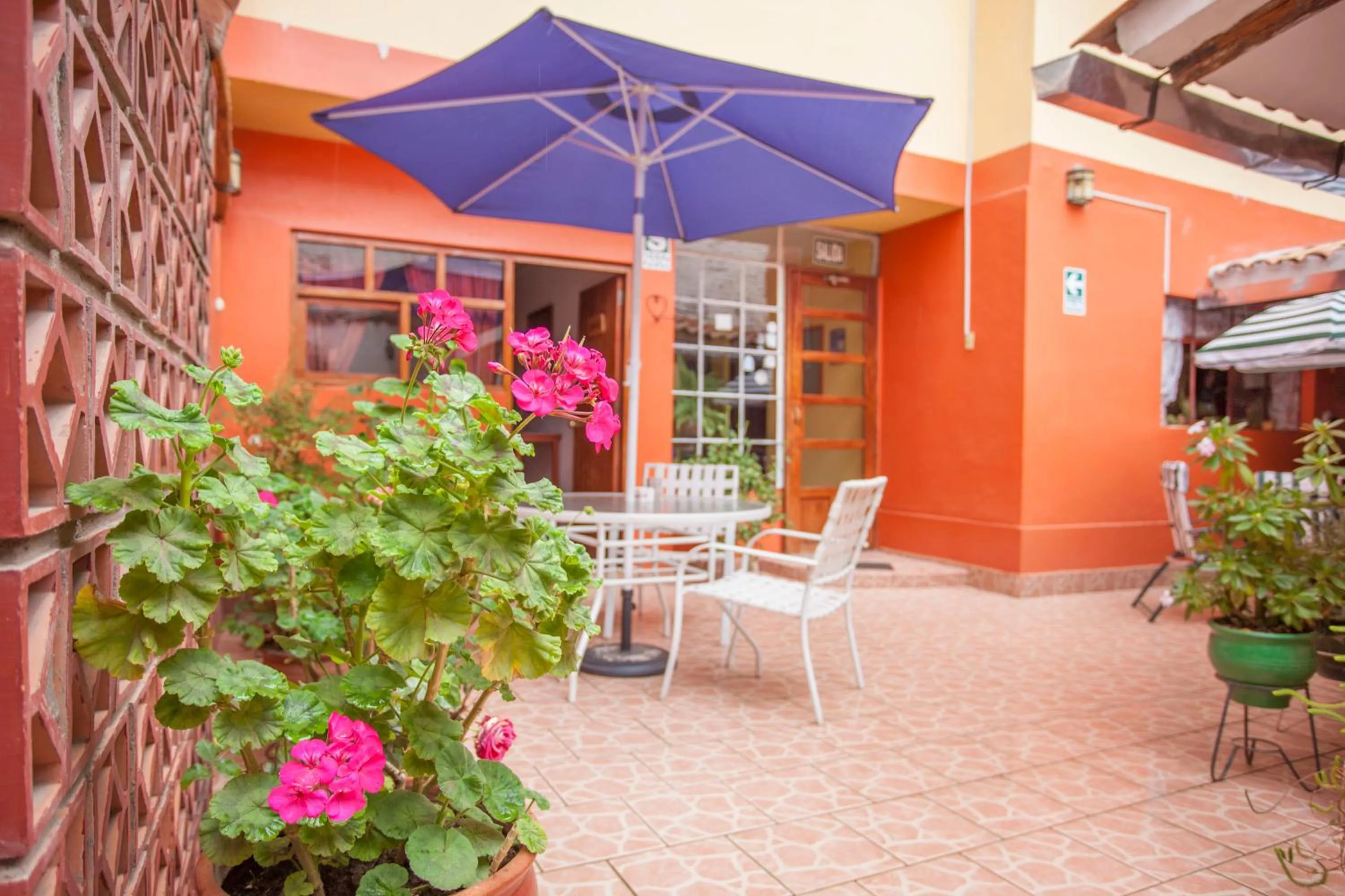 Patio in Alojamiento Soledad