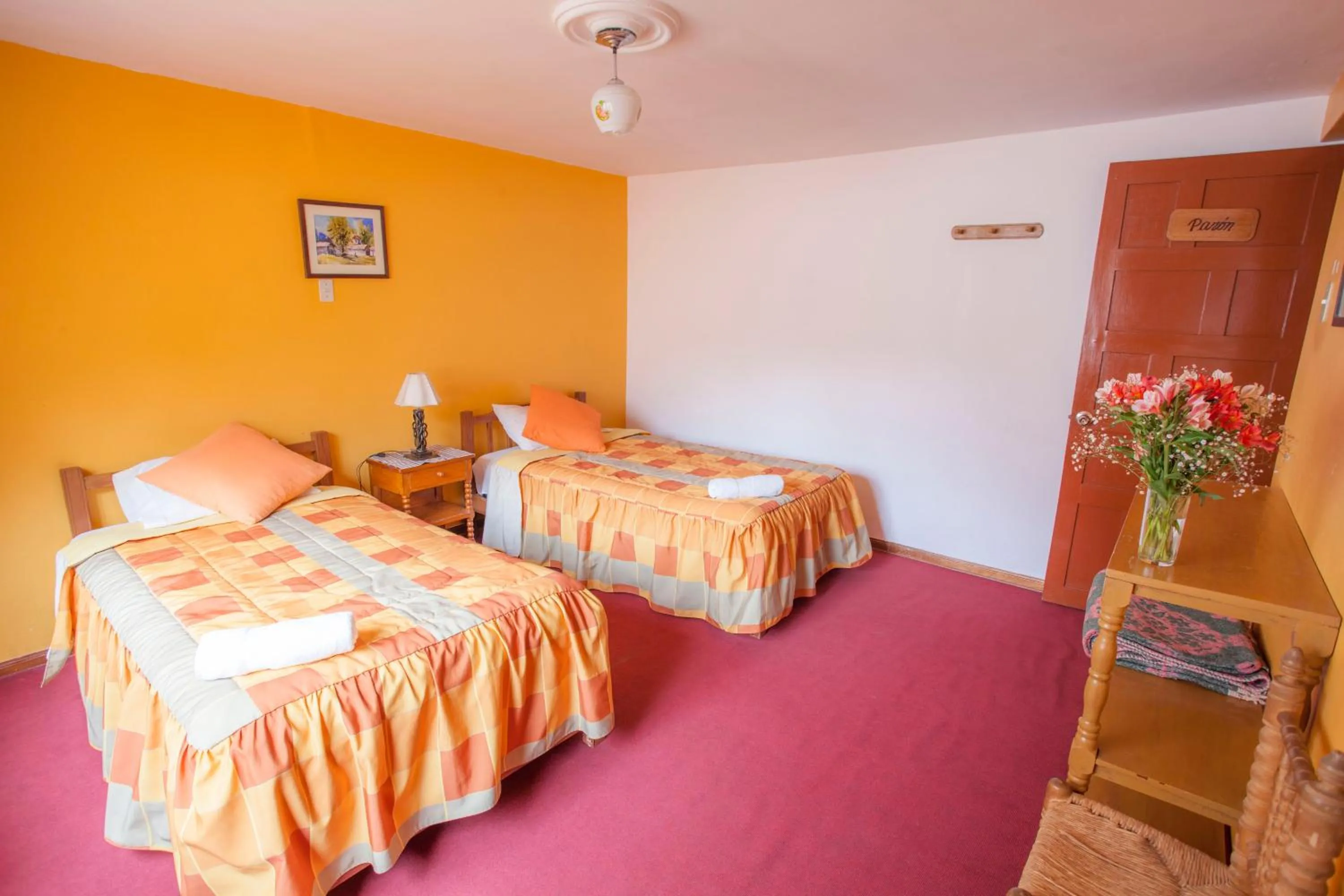 Garden, Bed in Alojamiento Soledad