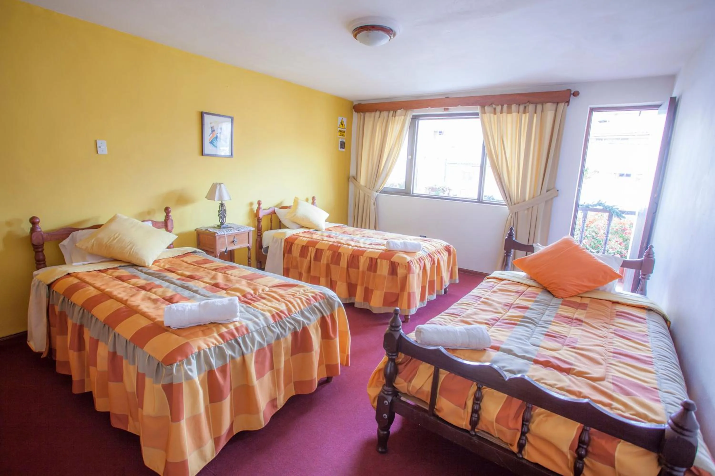 Balcony/Terrace, Bed in Alojamiento Soledad