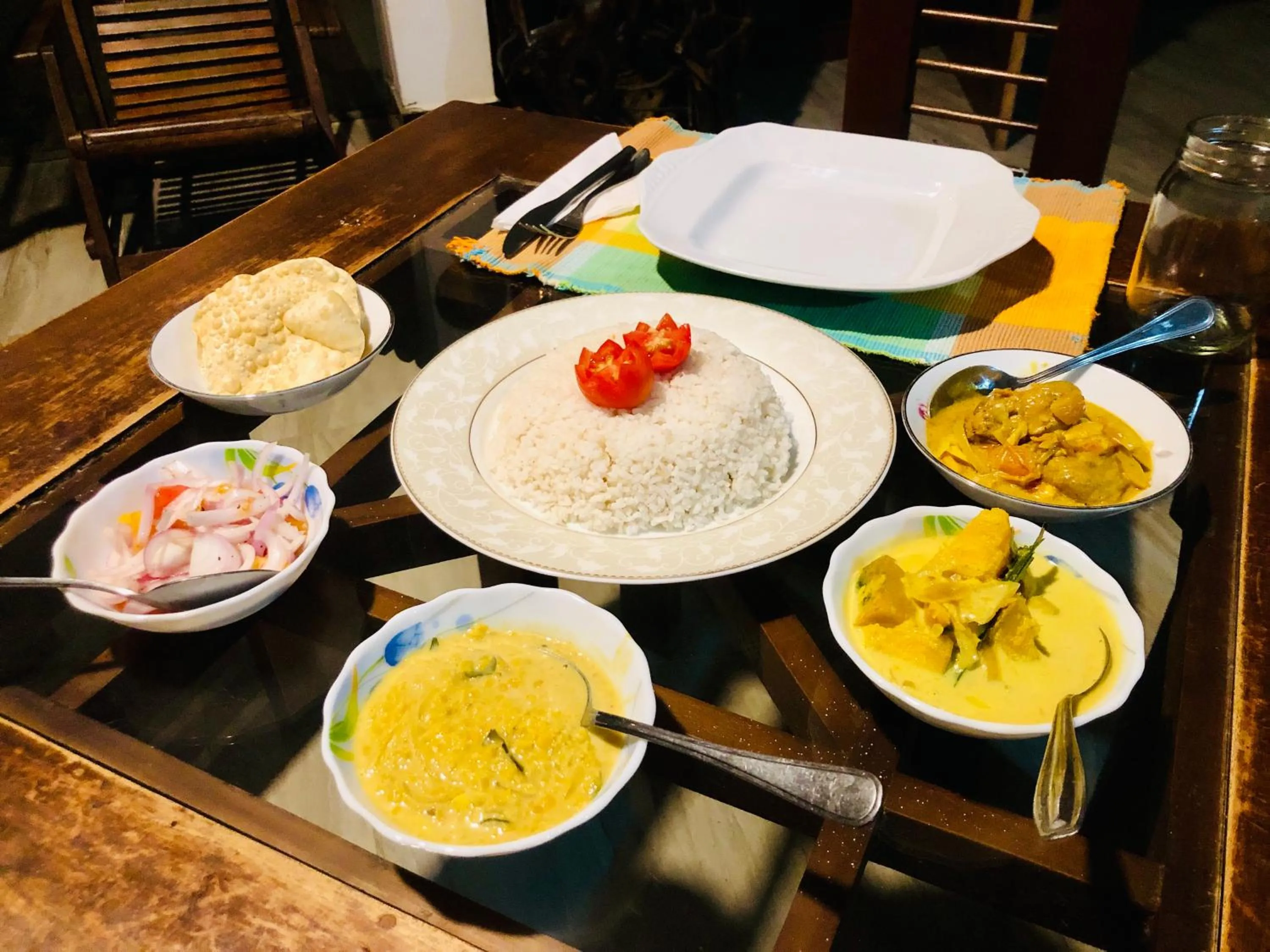 Food and drinks in Saman Resort Yala