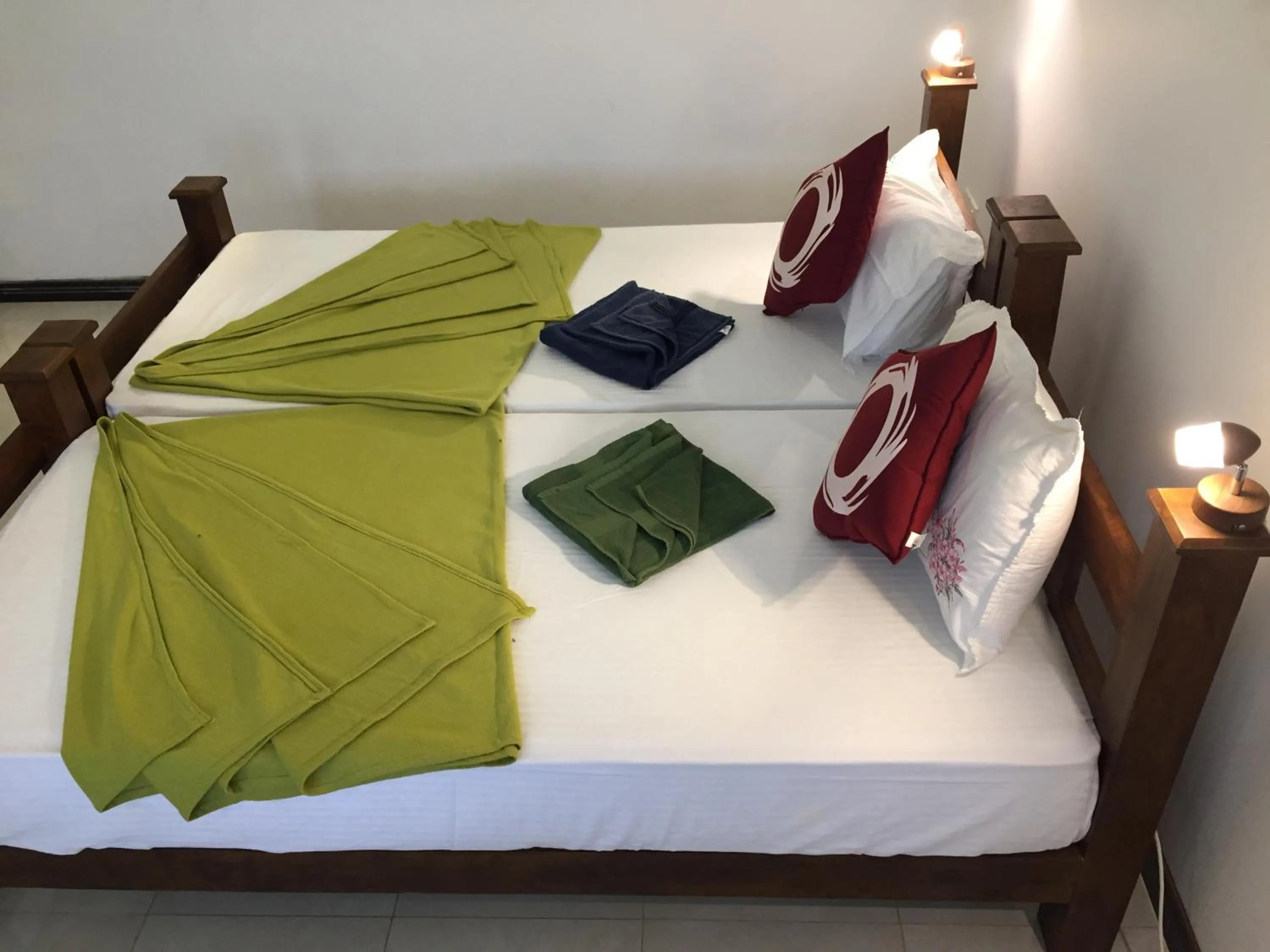 Bed in Saman Resort Yala