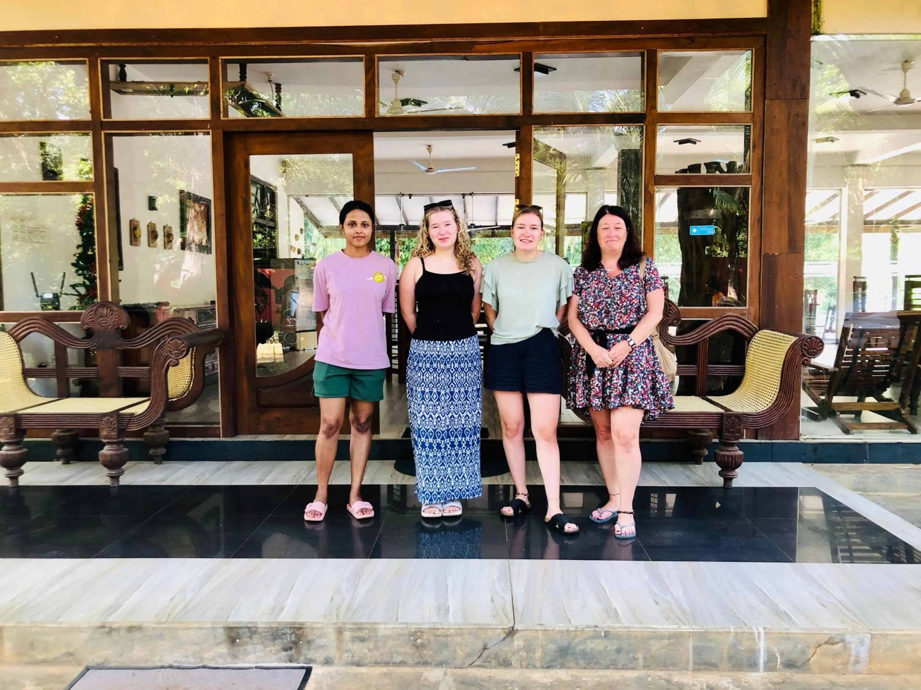 Staff in Saman Resort Yala