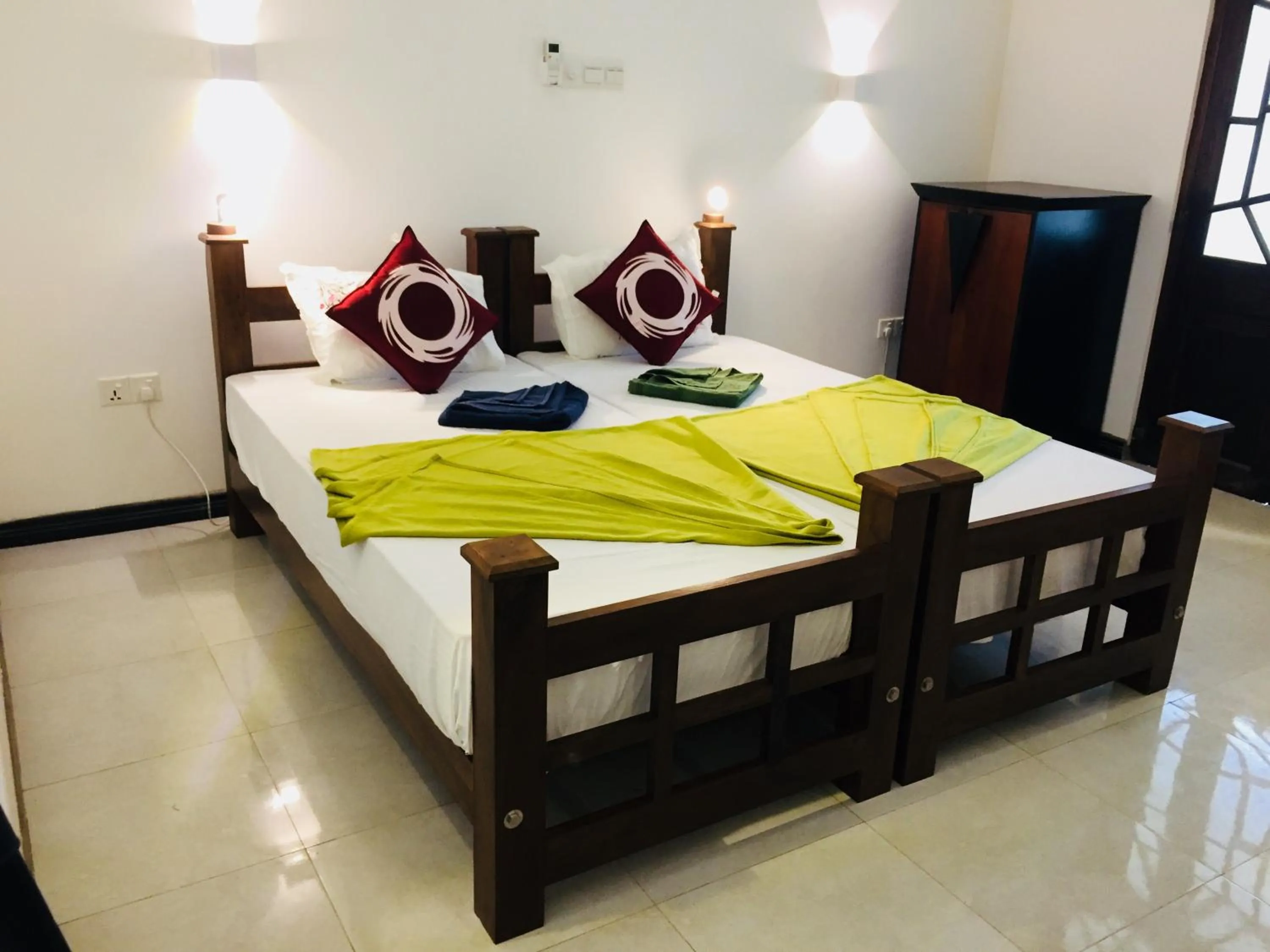 Bed in Saman Resort Yala