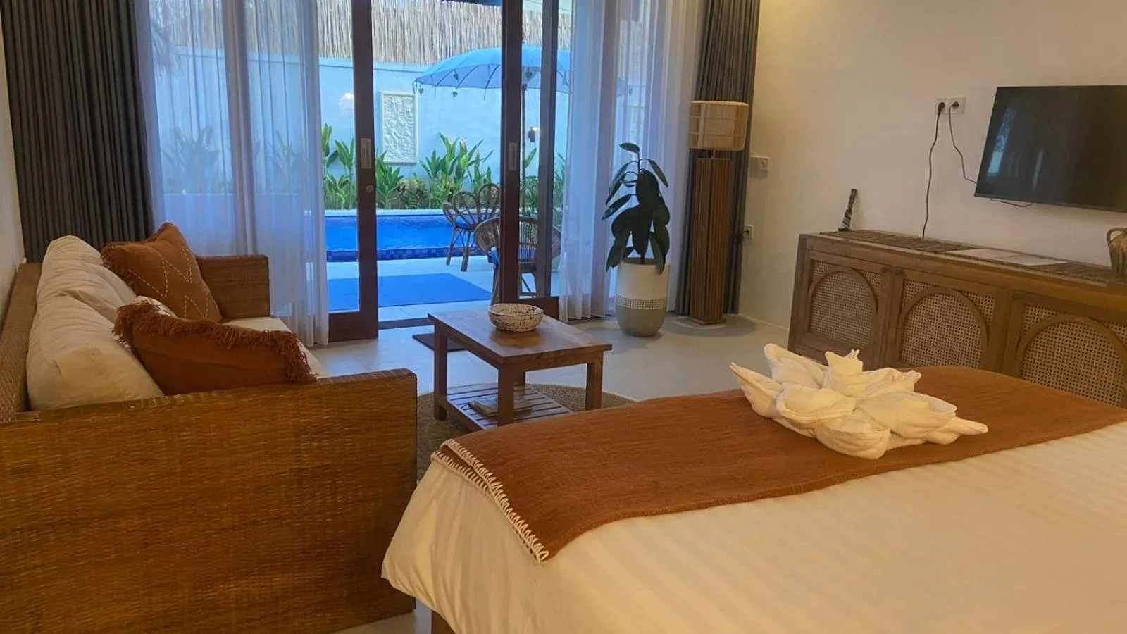 Bedroom in Santai Suites Nusa Dua-Adults Only
