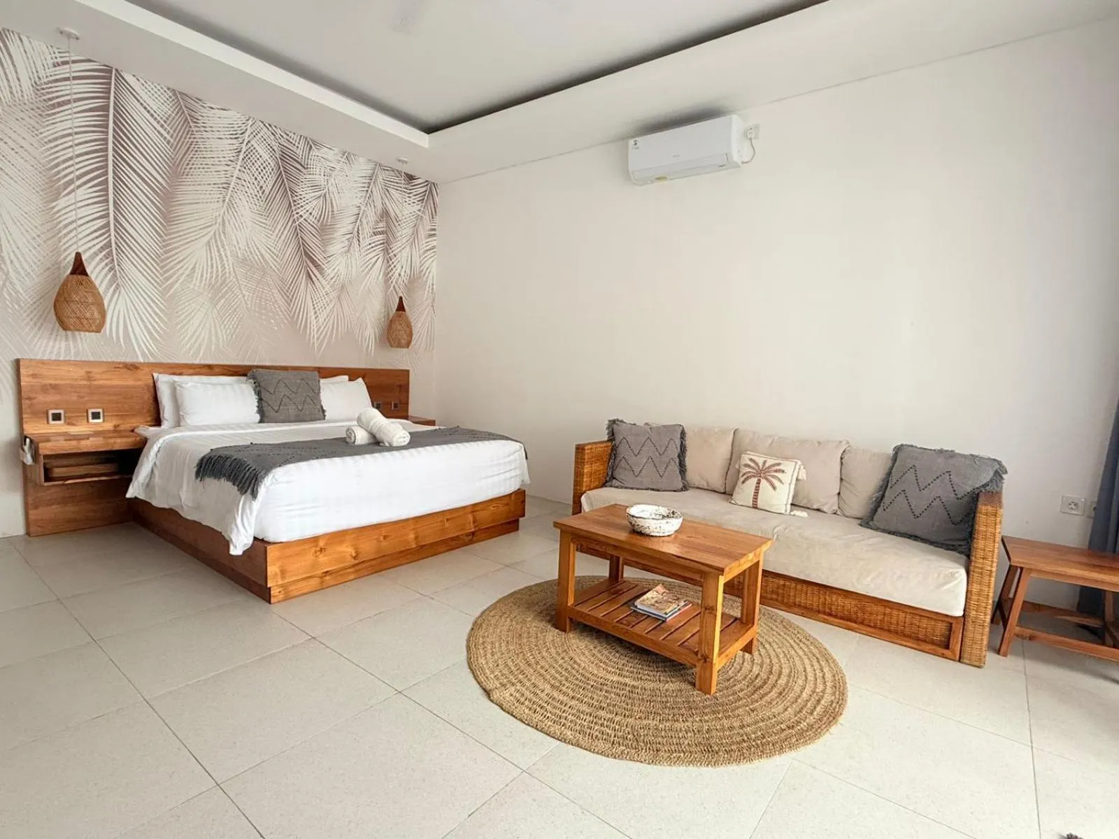 Bed in Santai Suites Nusa Dua-Adults Only