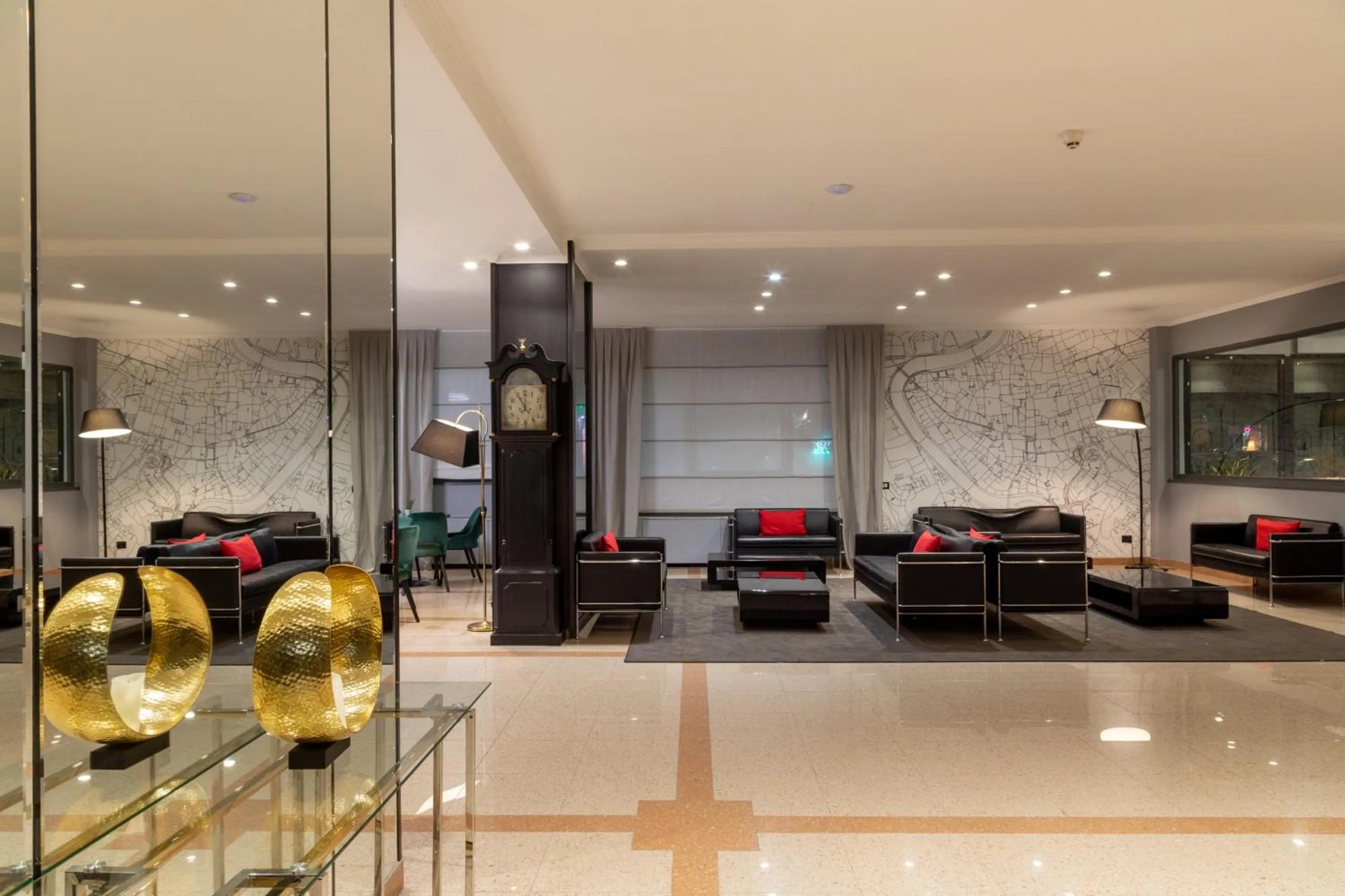 Lobby or reception in Hotel Marc'Aurelio